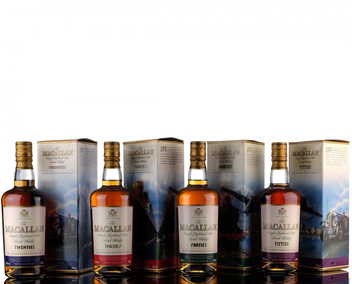 Macallan Travel Series - Full Set - 20s 30s 40s 50s