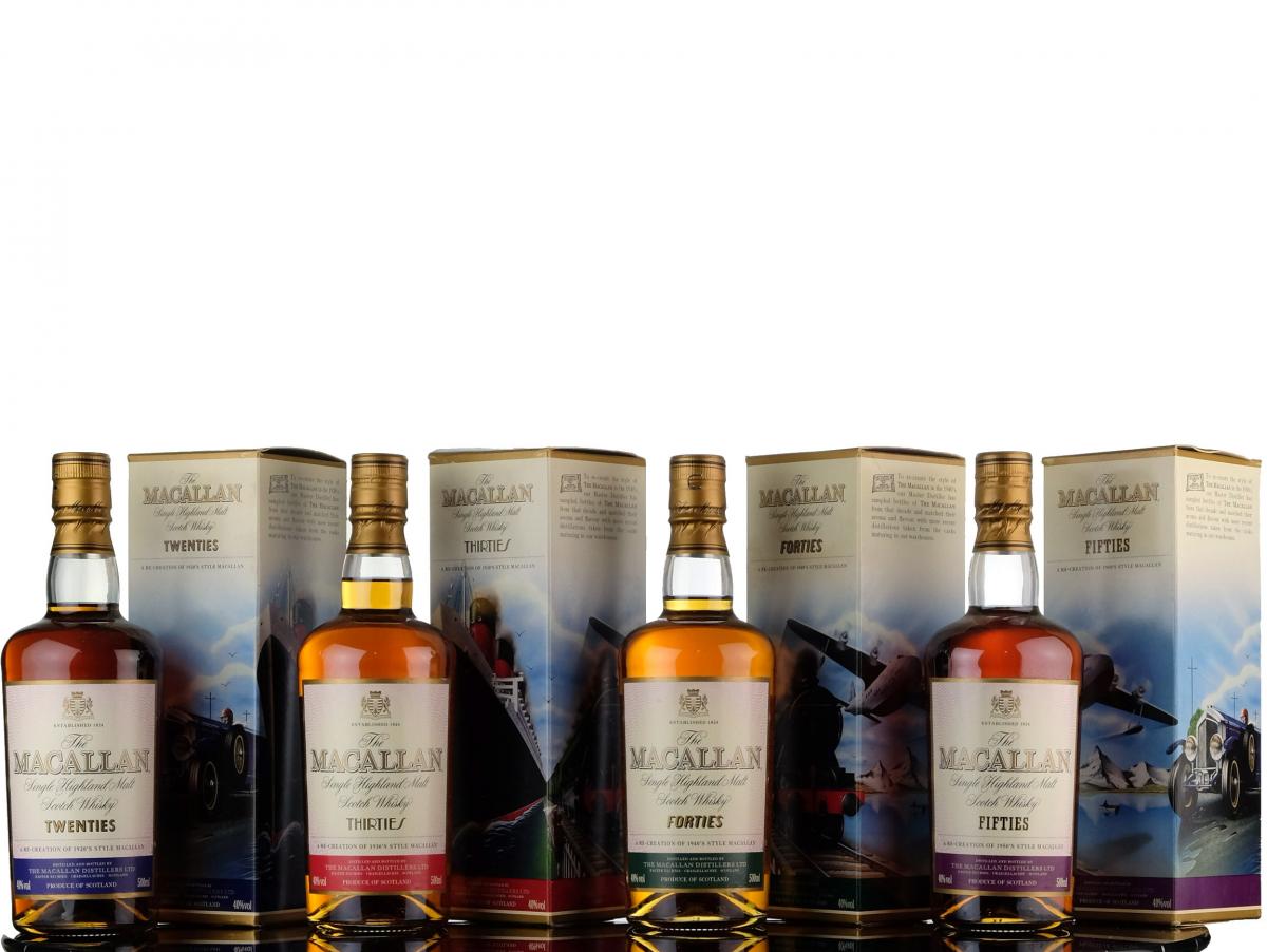 Macallan Travel Series - Full Set - 20s 30s 40s 50s