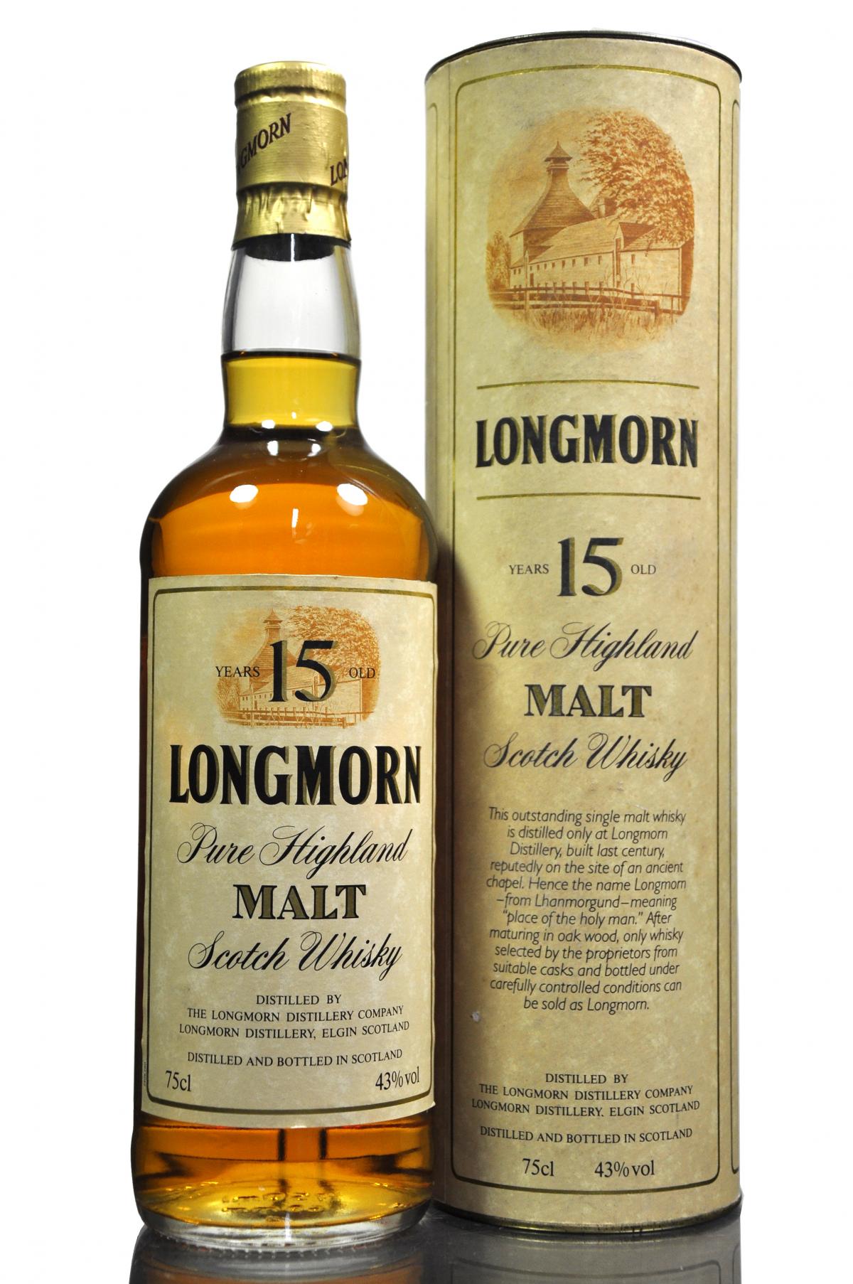 Longmorn 15 Year Old - Circa 1990