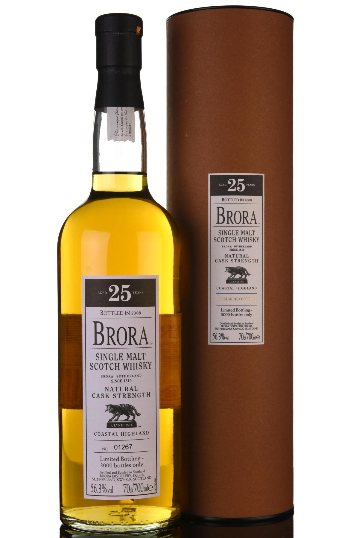 Brora 25 Year Old - Bottled 2008