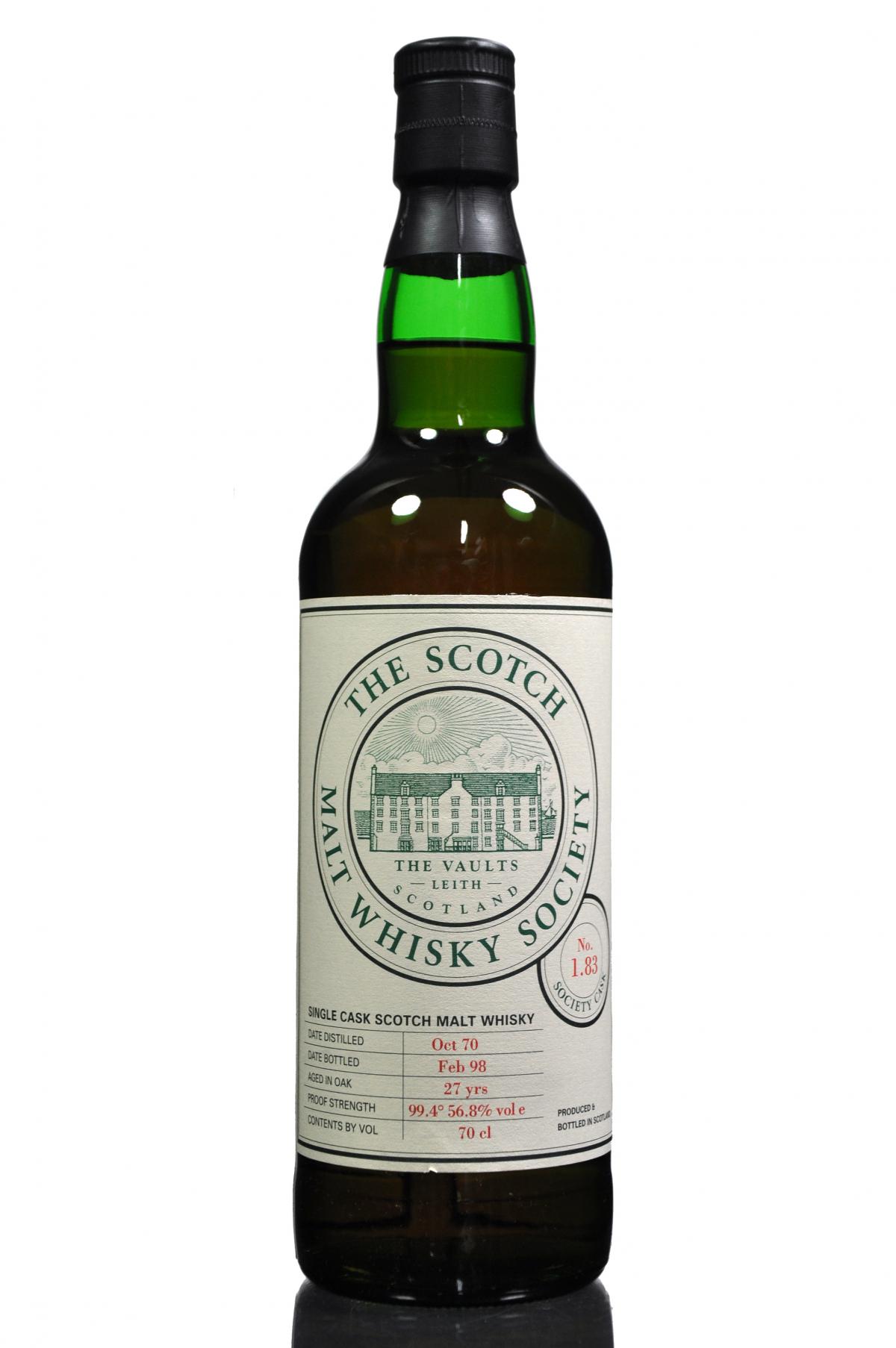 Glenfarclas 1970-1998 - 27 Year Old - SMWS 1.83