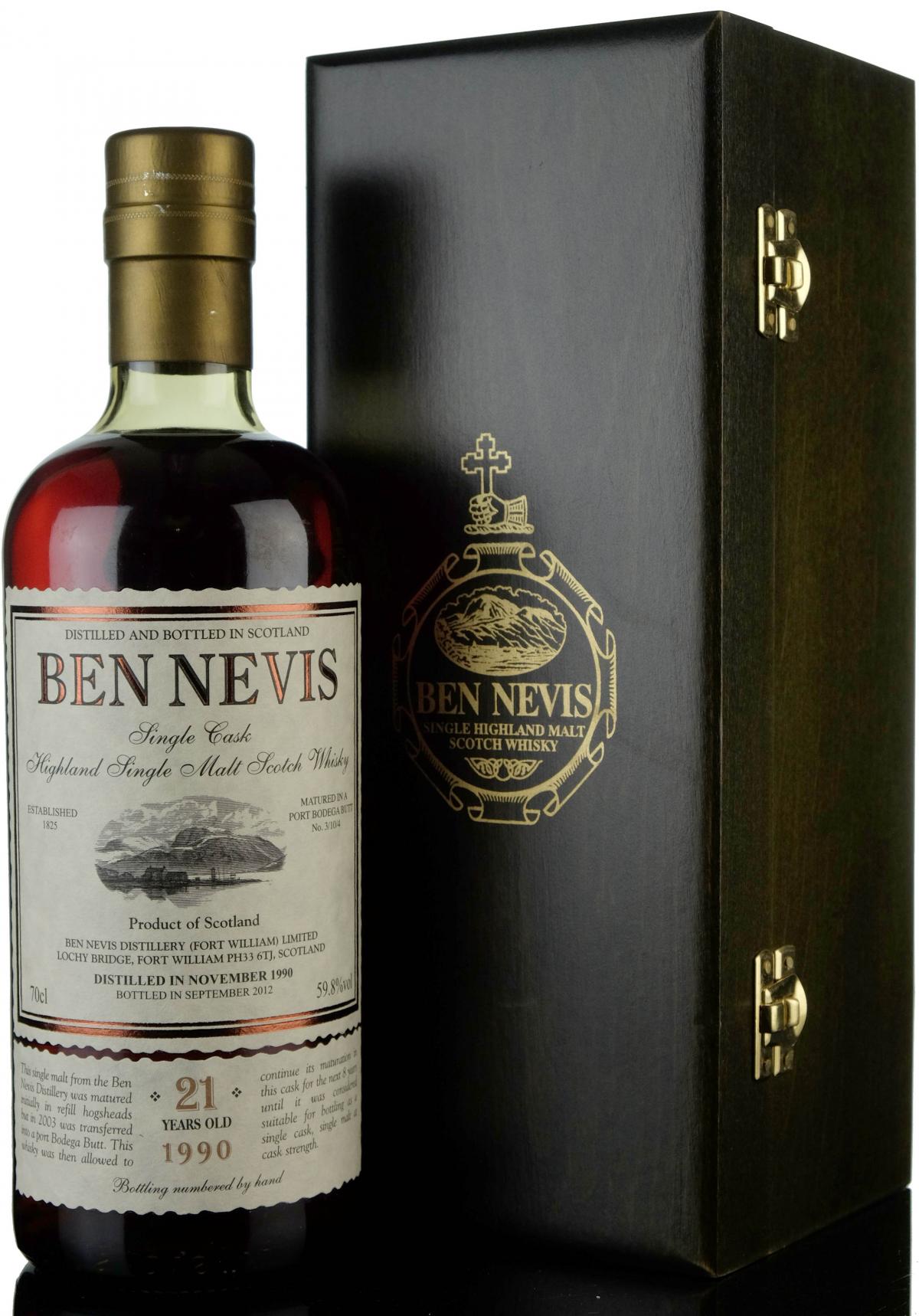 Ben Nevis 1990-2012 - Single Cask 3/10/4 - Port Bodega Butt