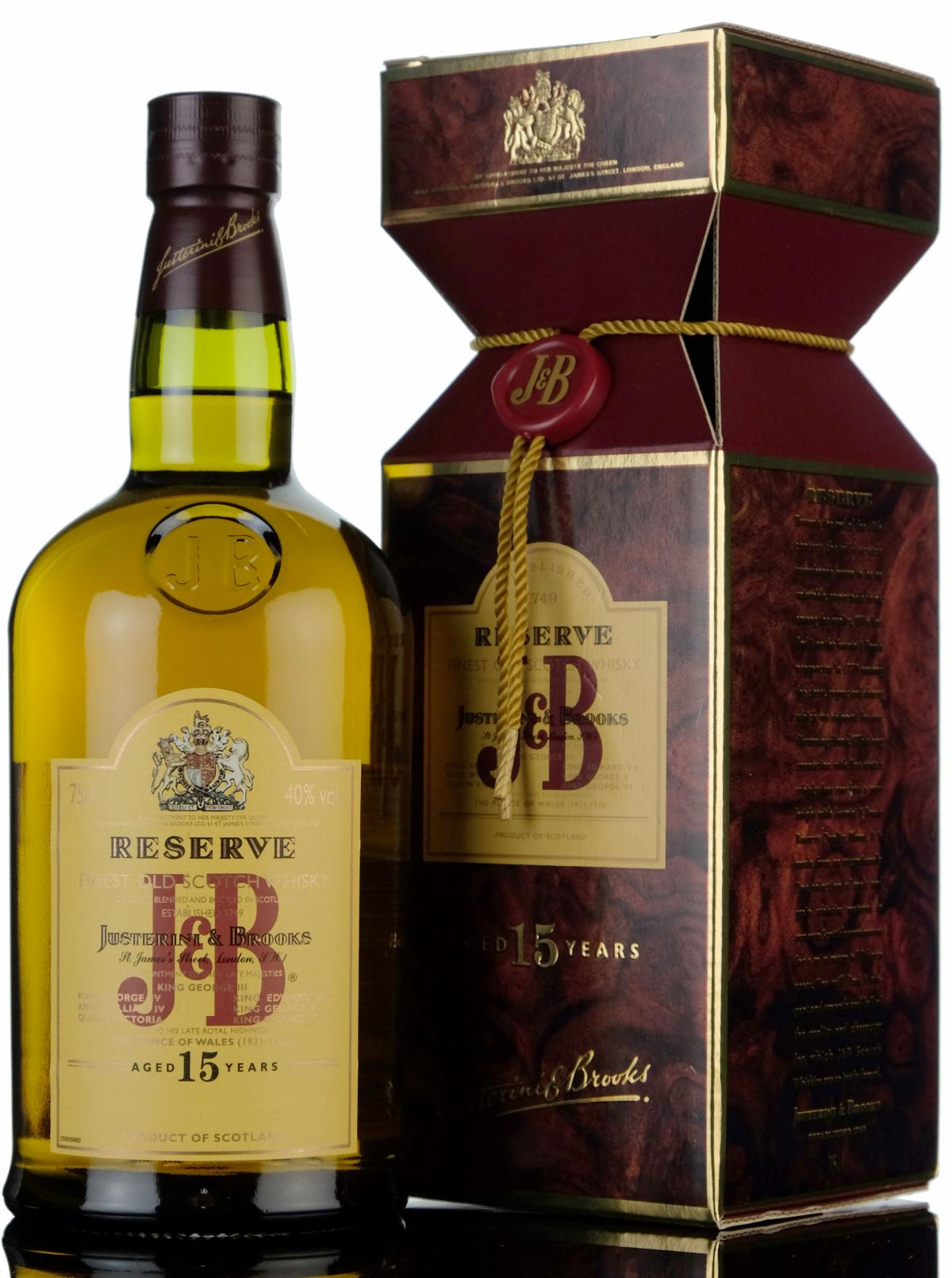 J&B Reserve - 15 Year Old