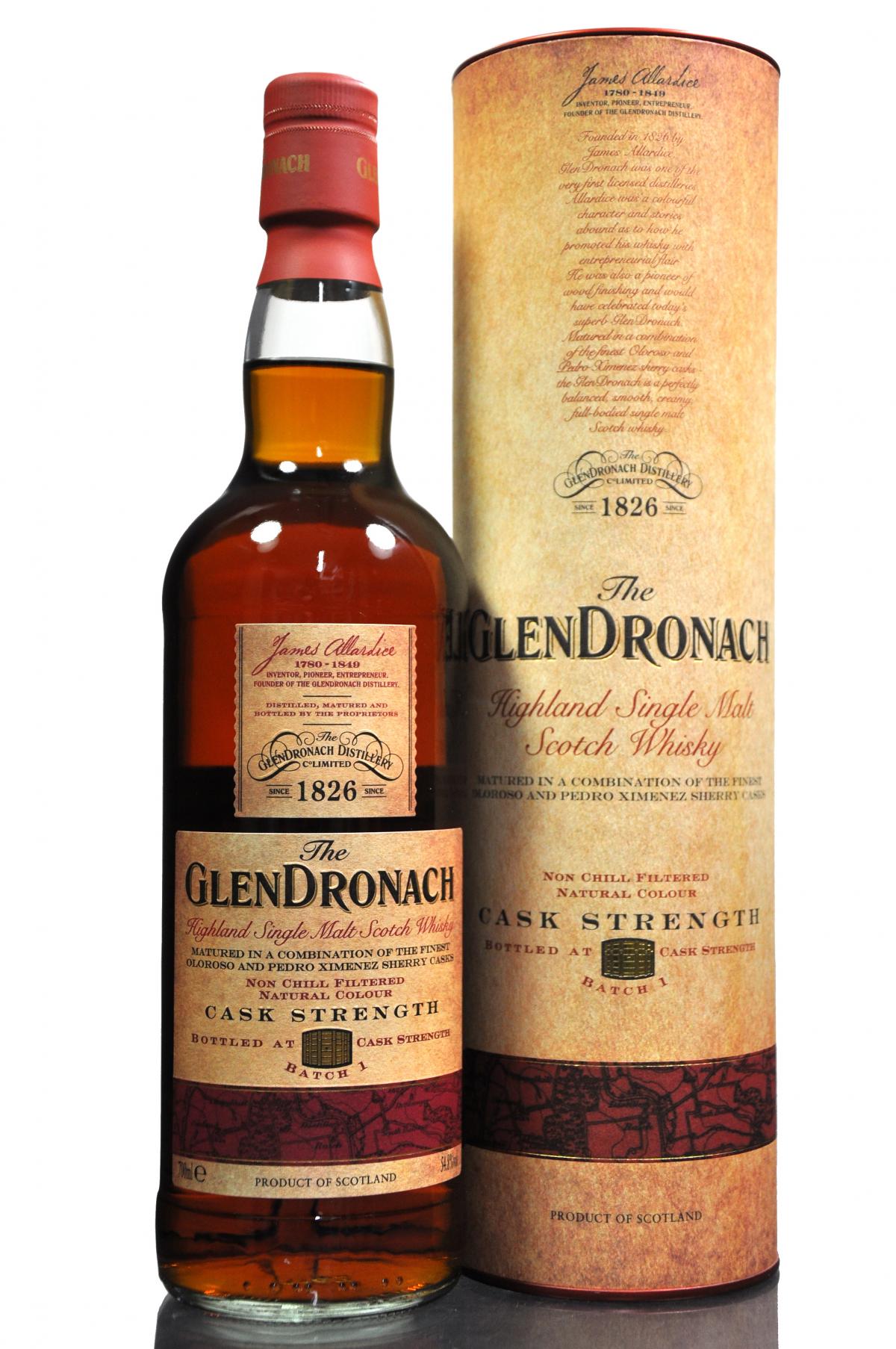 Glendronach Batch 1 - Cask Strength