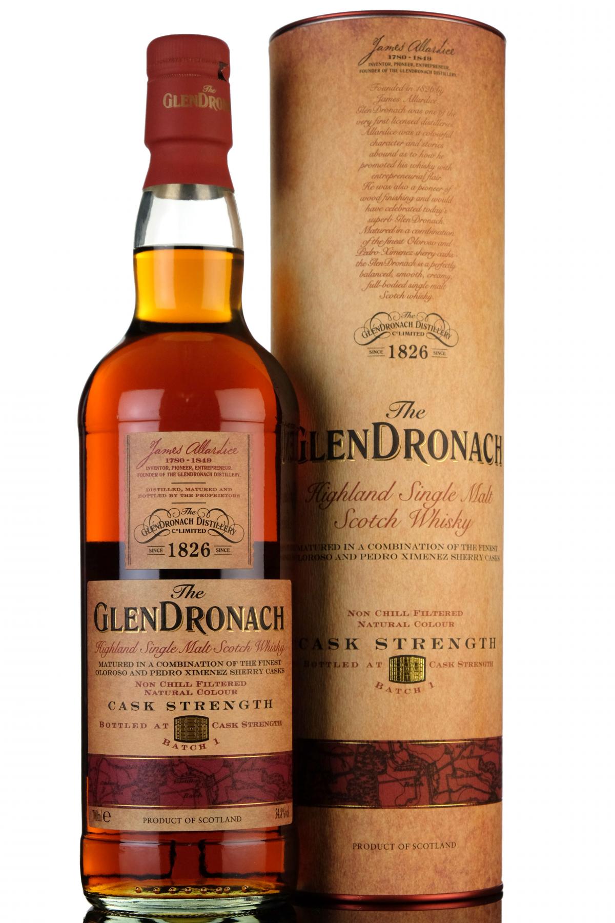 Glendronach Batch 1 - Cask Strength