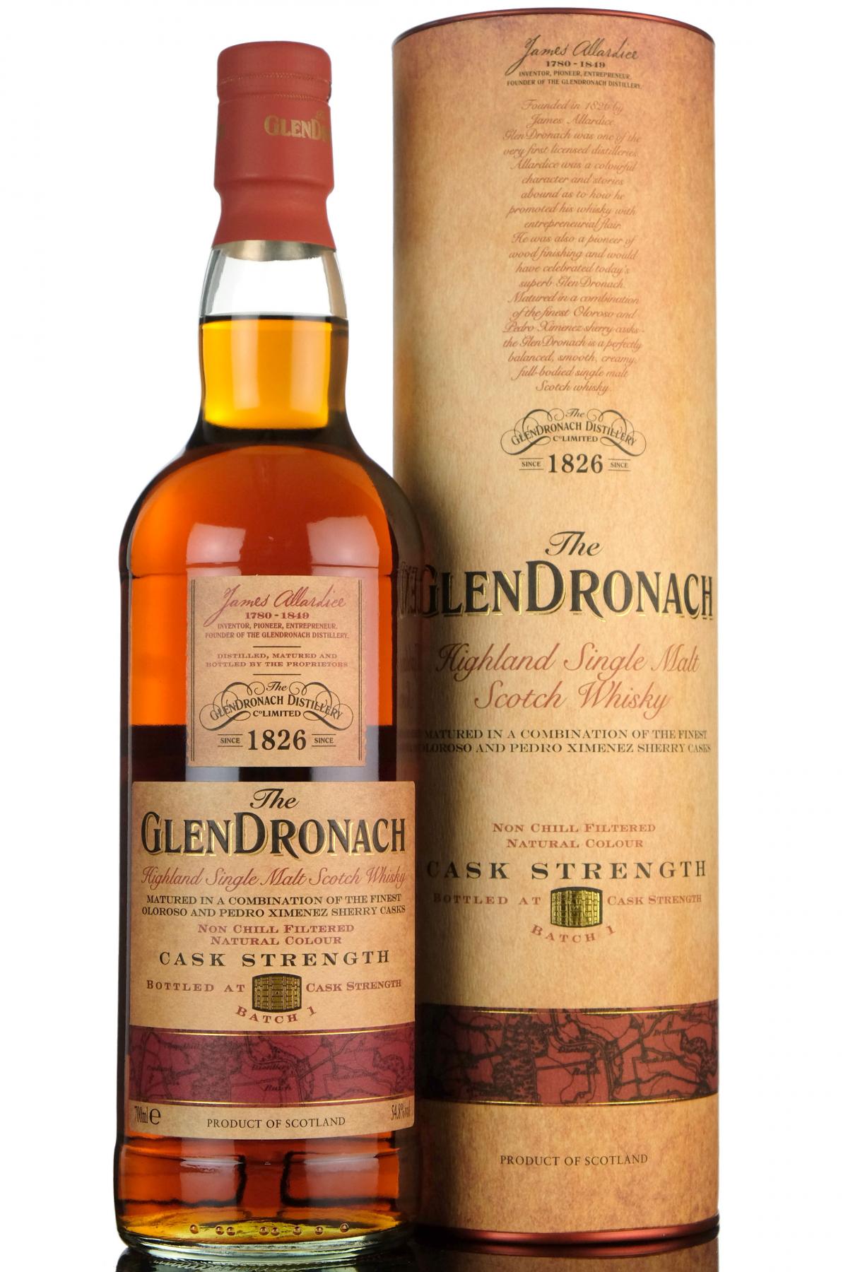 Glendronach Batch 1 - Cask Strength