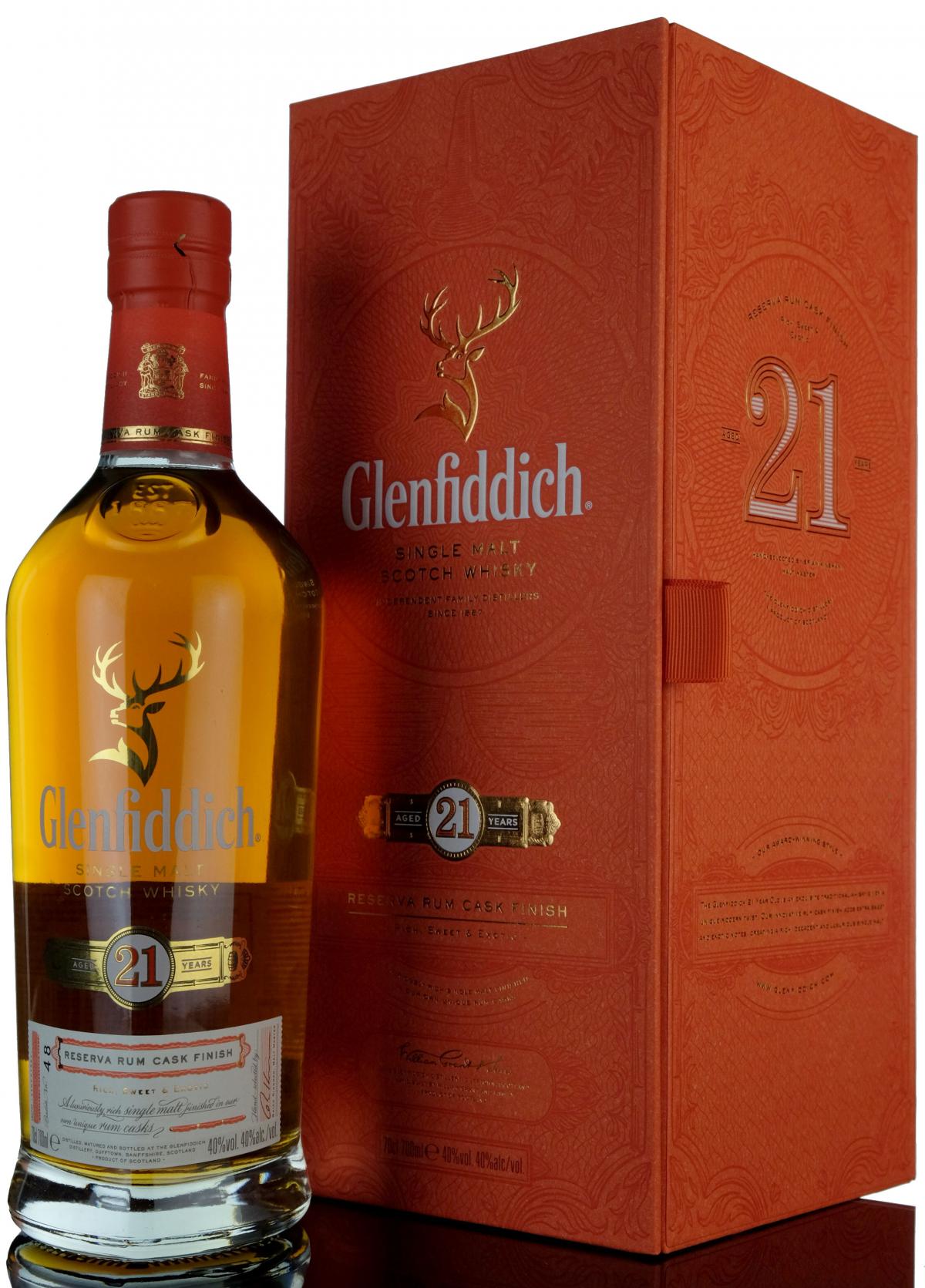 Glenfiddich 21 Year Old - Reserva Rum Cask Finish