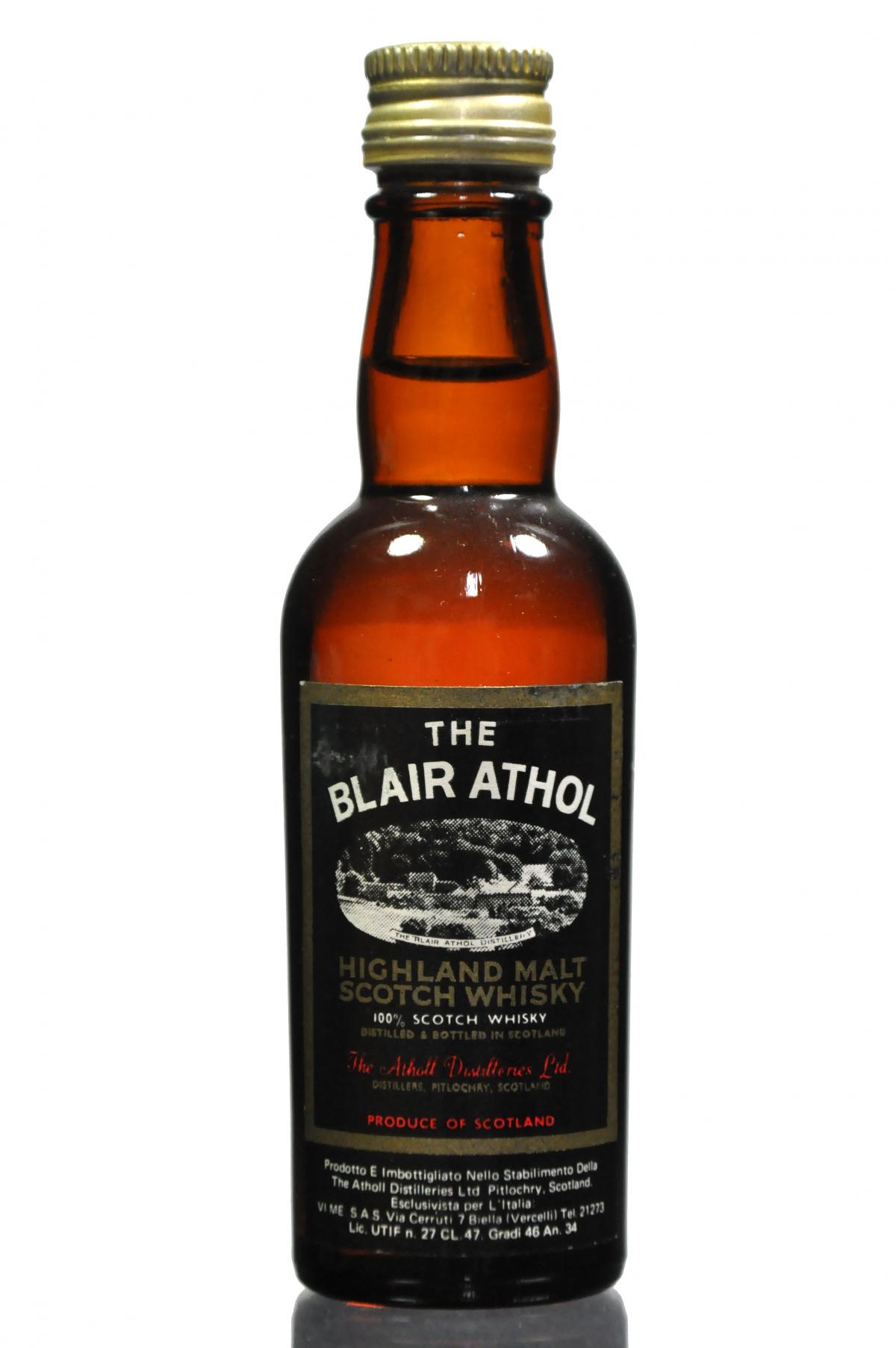 Blair Athol - 1970s - 70 Proof - Miniature