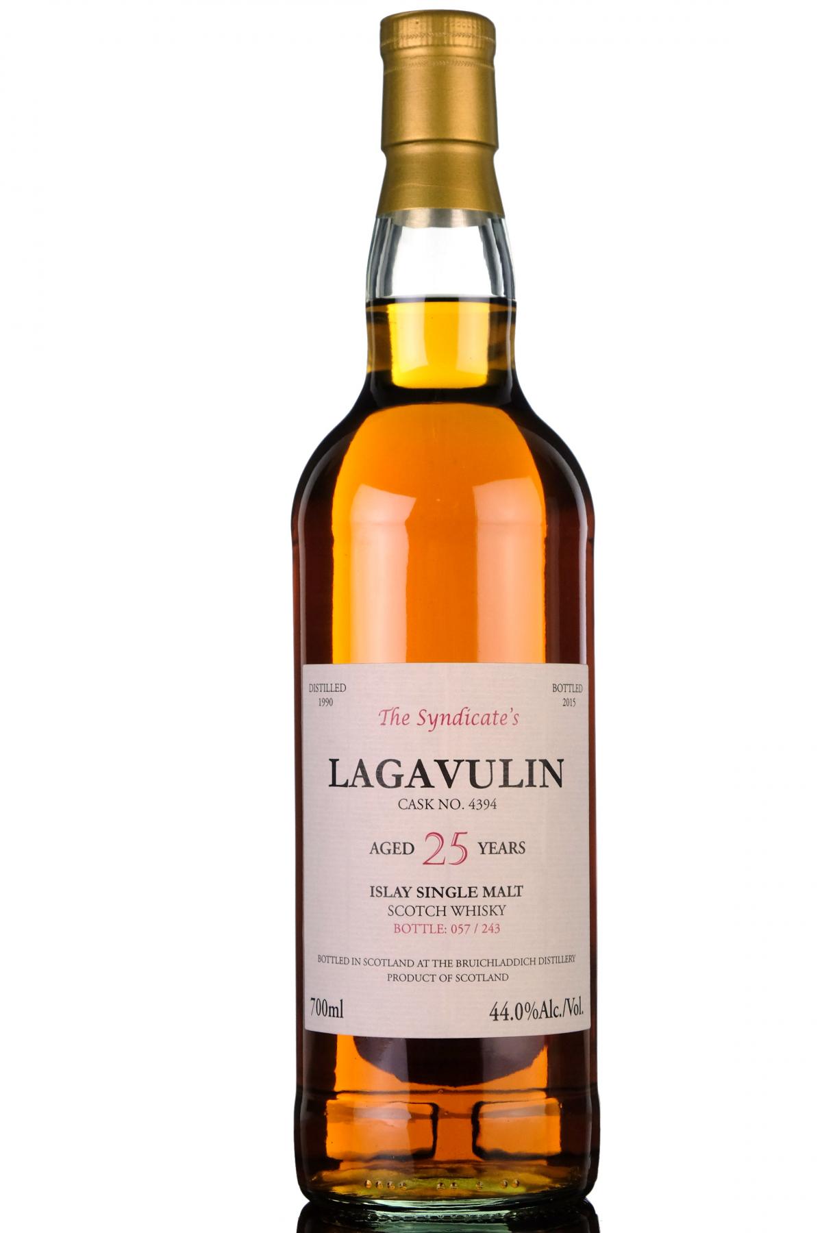 Lagavulin 1990-2015 - 25 Year Old - The Syndicate