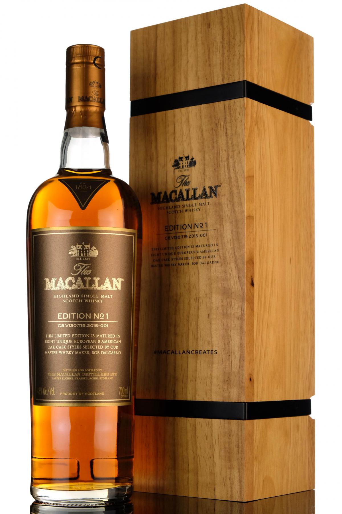 Macallan Edition No1 - Wooden Box Series