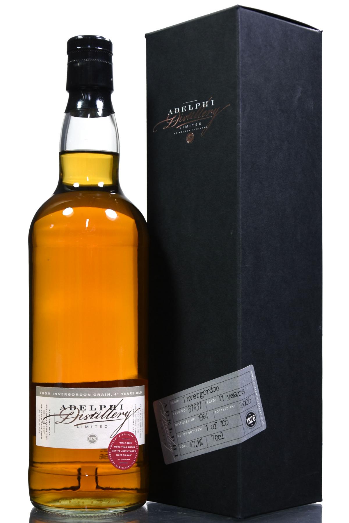 Invergordon 1964-2005 -41 Year Old - Adelphi - Cask 57637