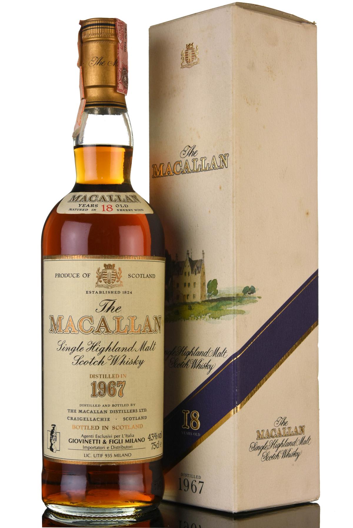 Macallan 1967 - 18 Year Old