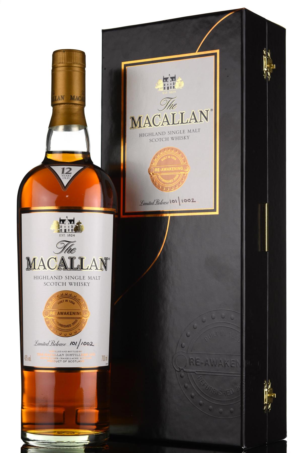 Macallan 12 Year Old - Re-Awakening - 2009 Release