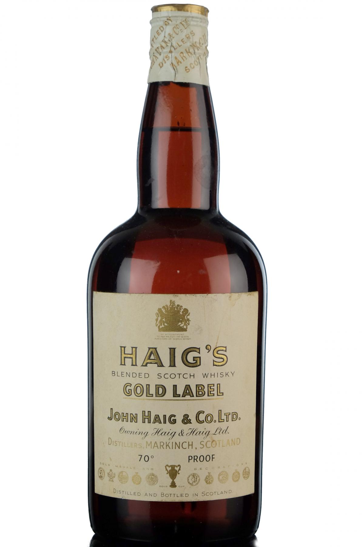 Haig Gold Label - 1950s