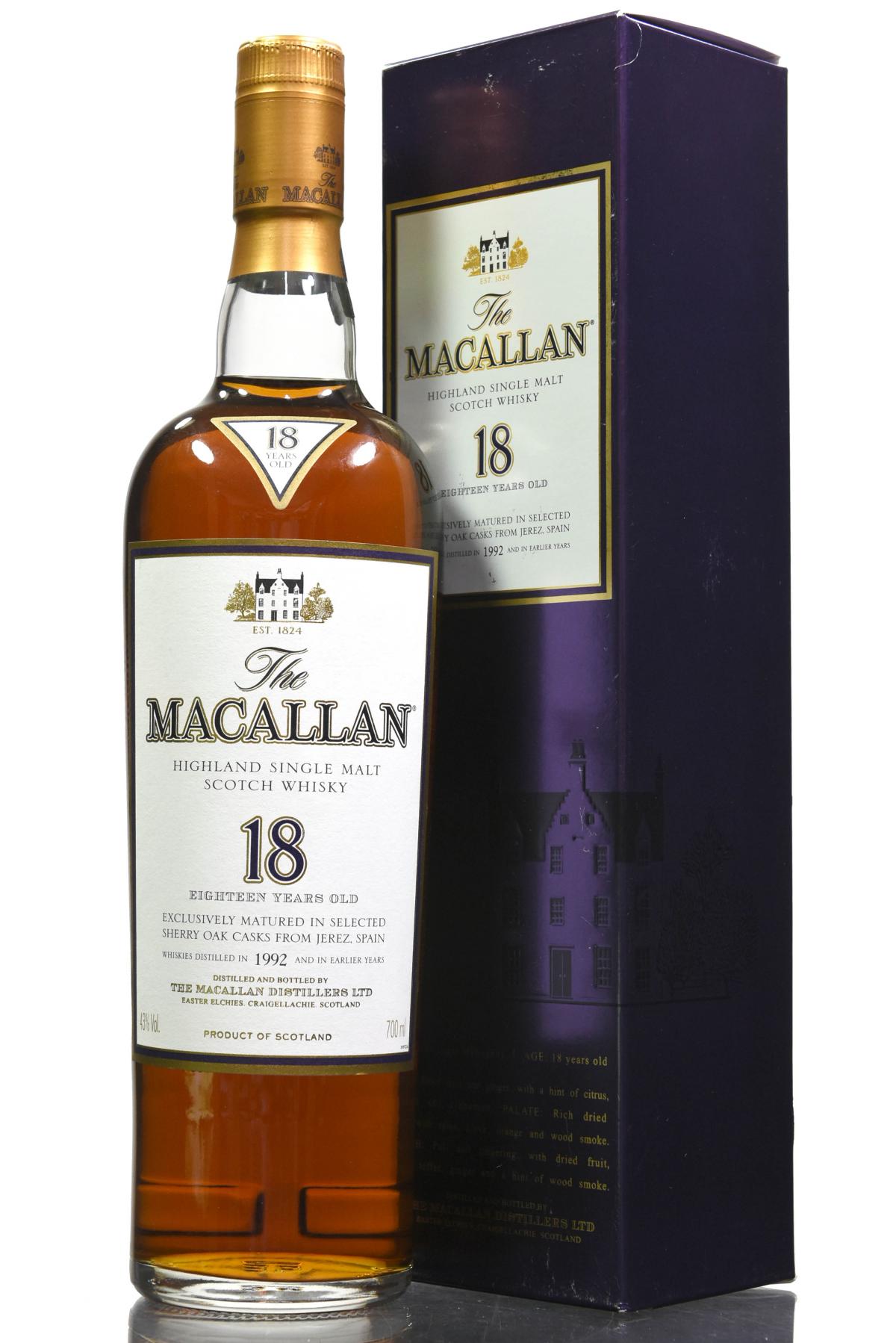 Macallan 1992 - 18 Year Old