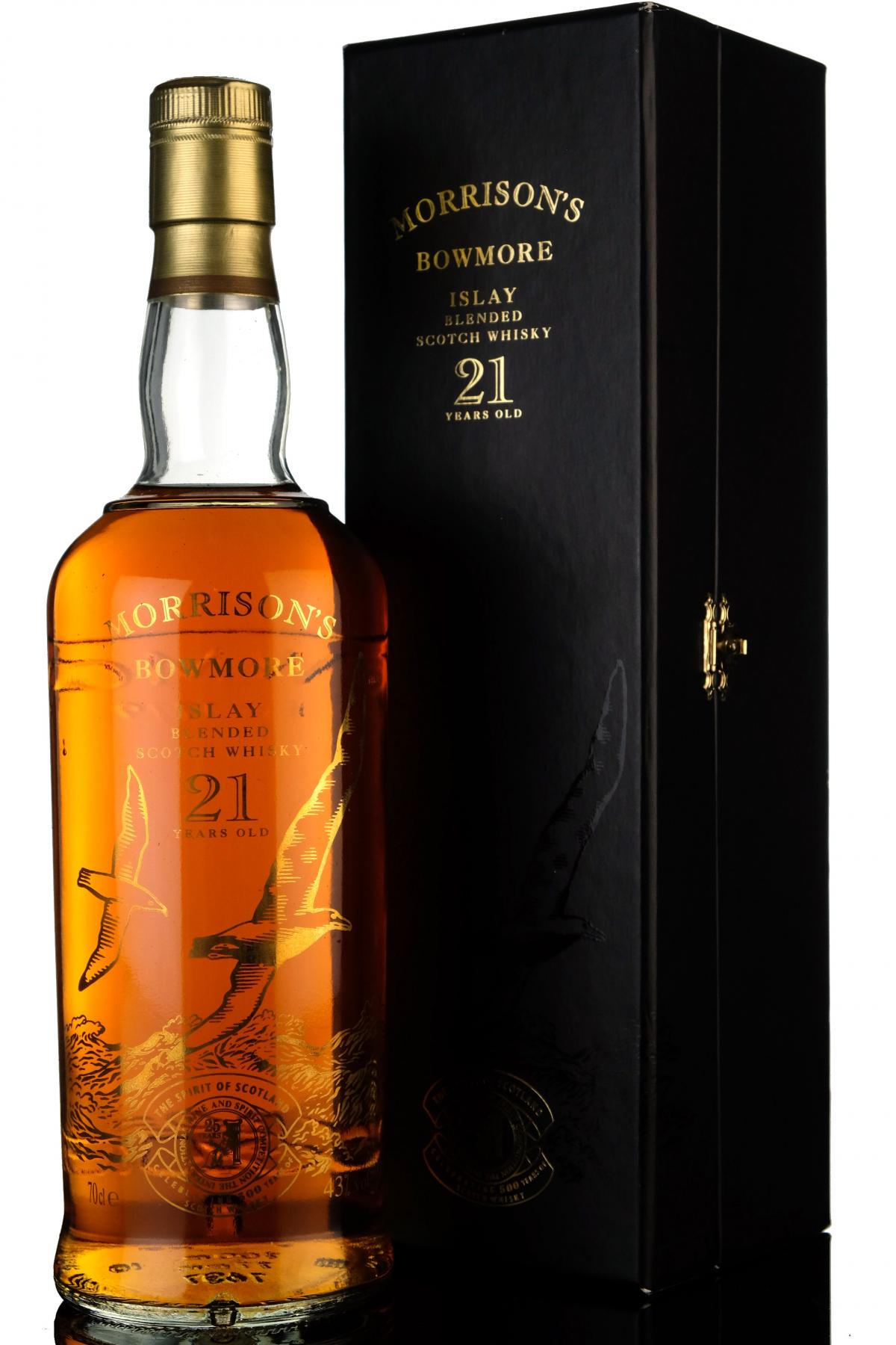 Bowmore 21 Year Old Blend - Celebrating 500 Years Of Scotch Whisky - 1990s