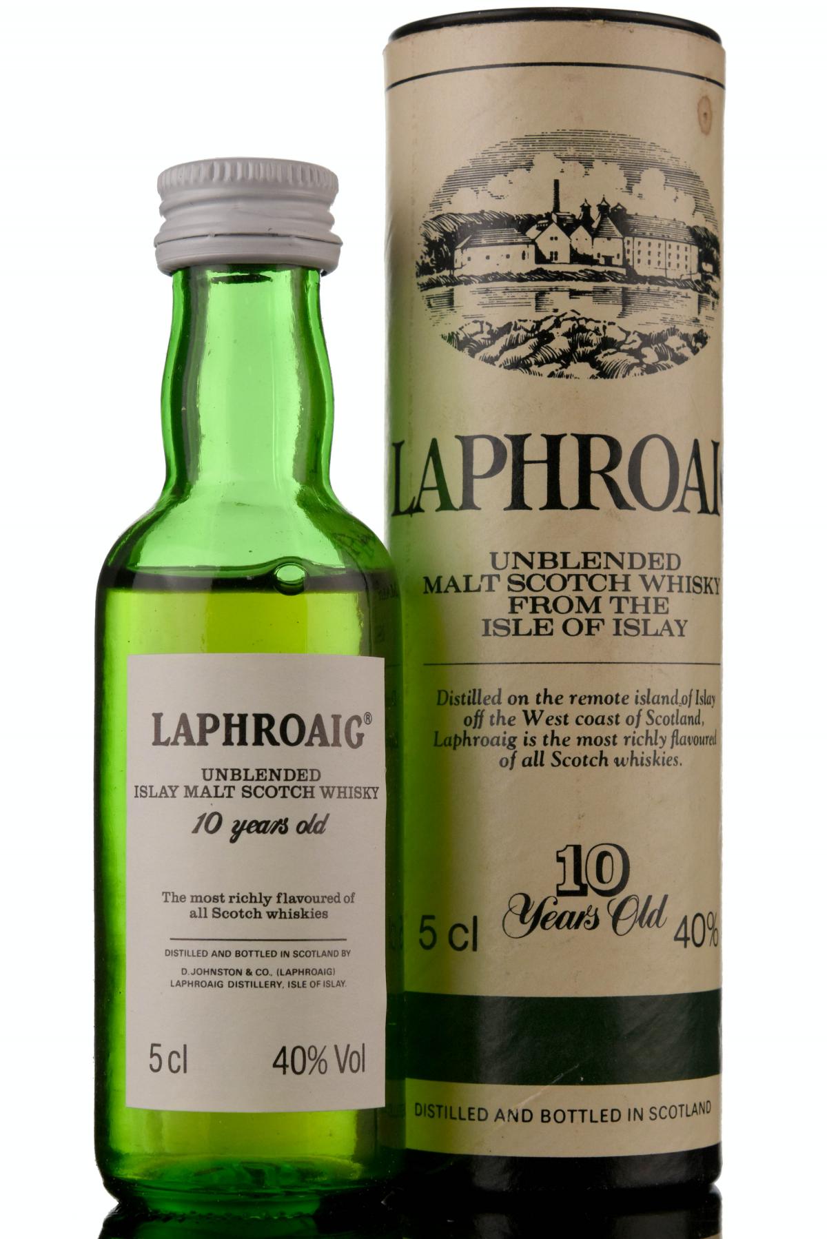 Laphroaig 10 Year Old Unblended Miniature