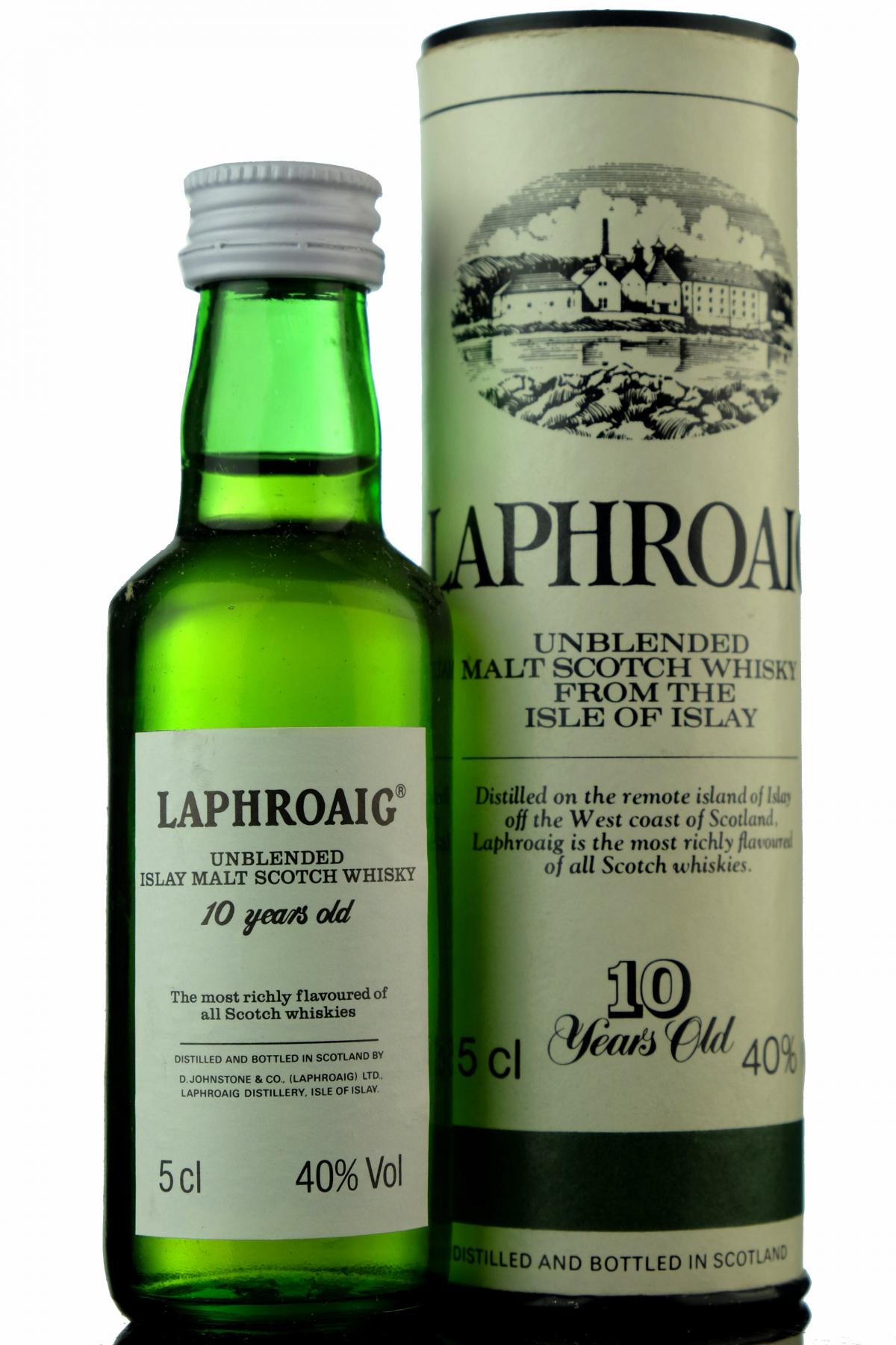 Laphroaig 10 Year Old Unblended Miniature