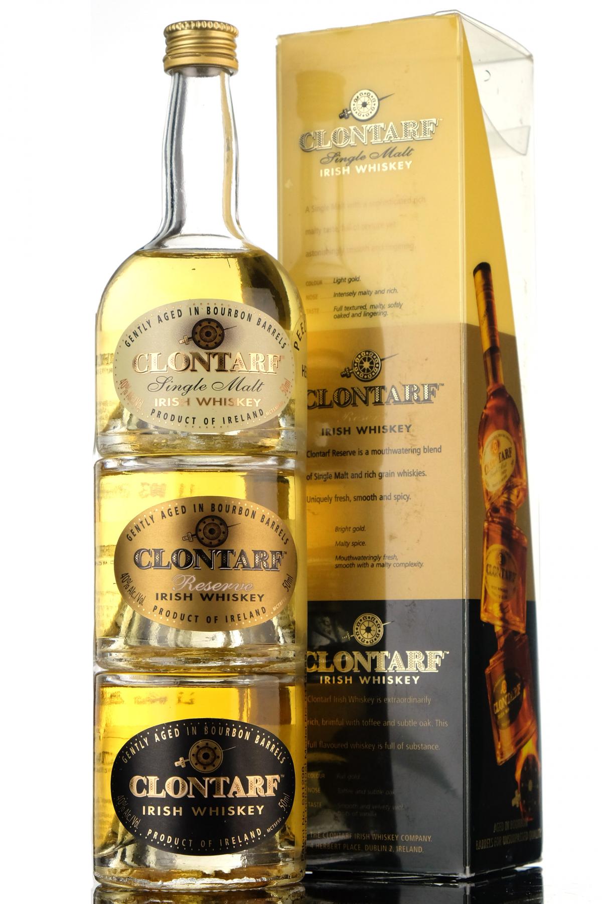 Clontarf Irish Whiskey Set