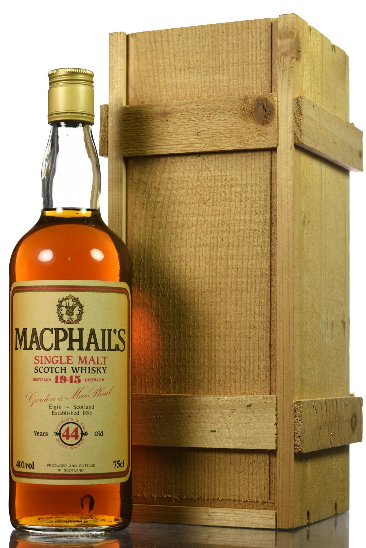 MacPhails 1945 - 44 Year Old - Gordon & MacPhail