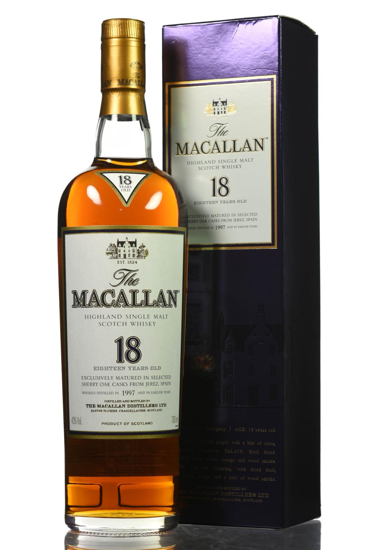 Macallan 1997 - 18 Year Old