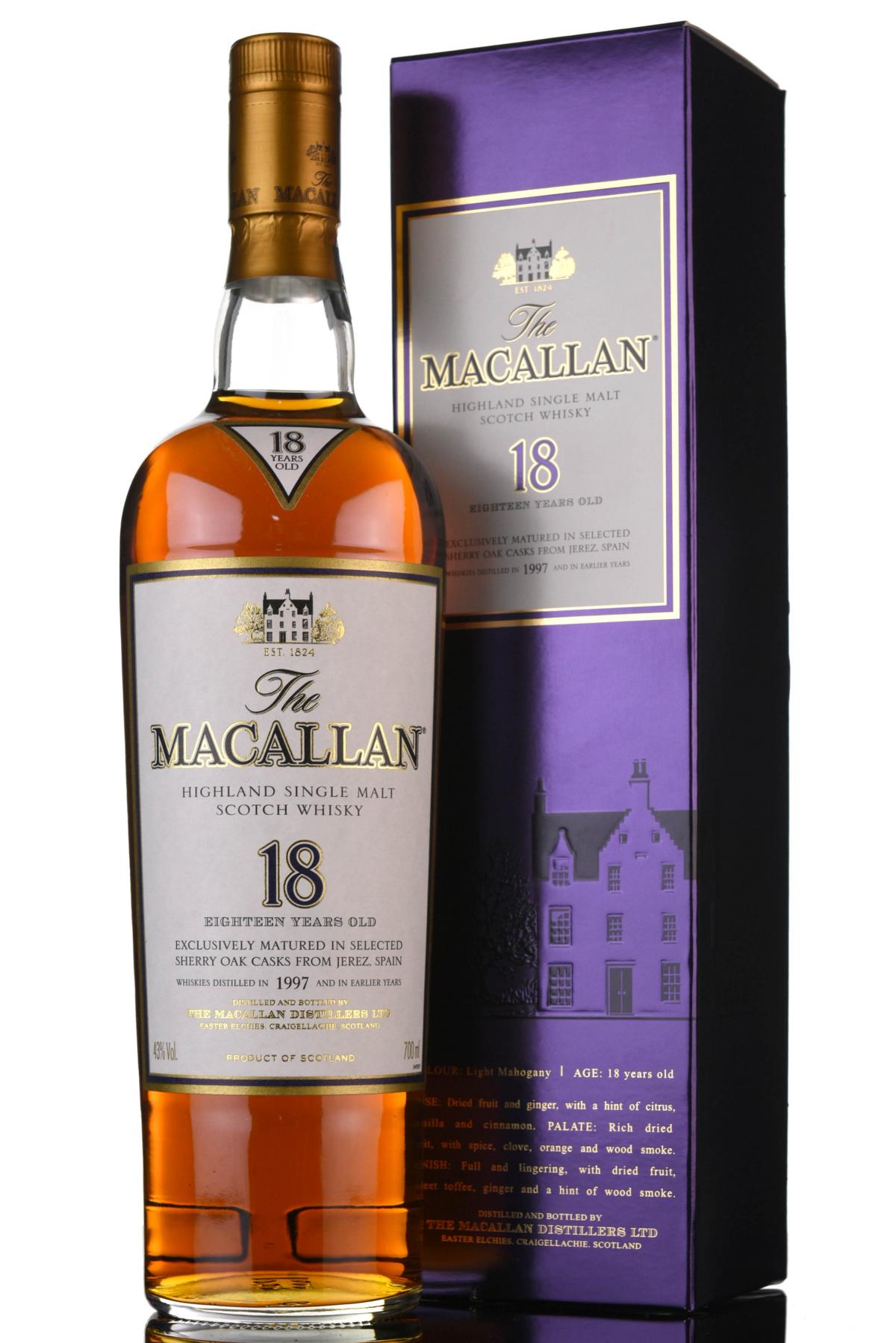 Macallan 1997 - 18 Year Old