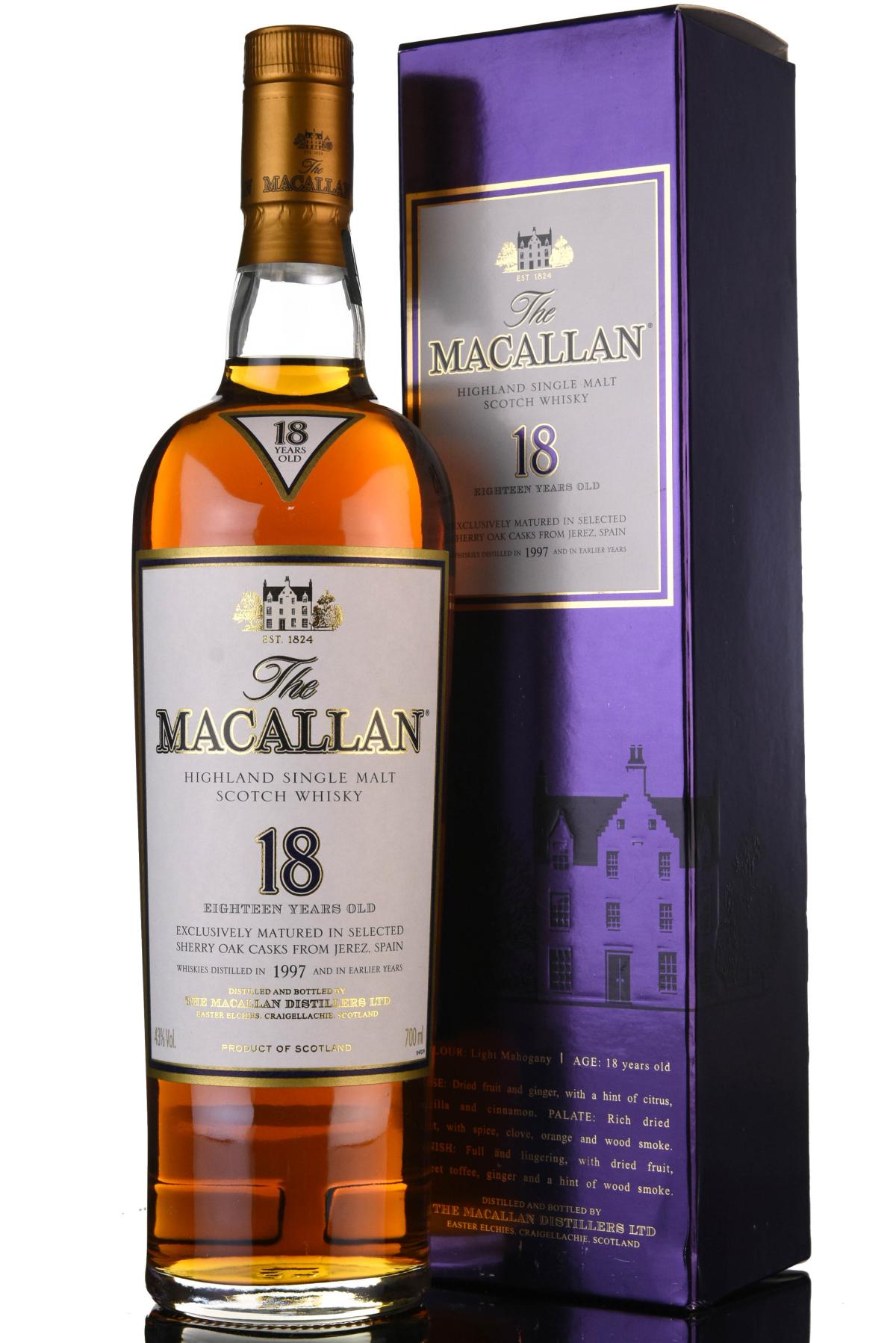 Macallan 1997 - 18 Year Old