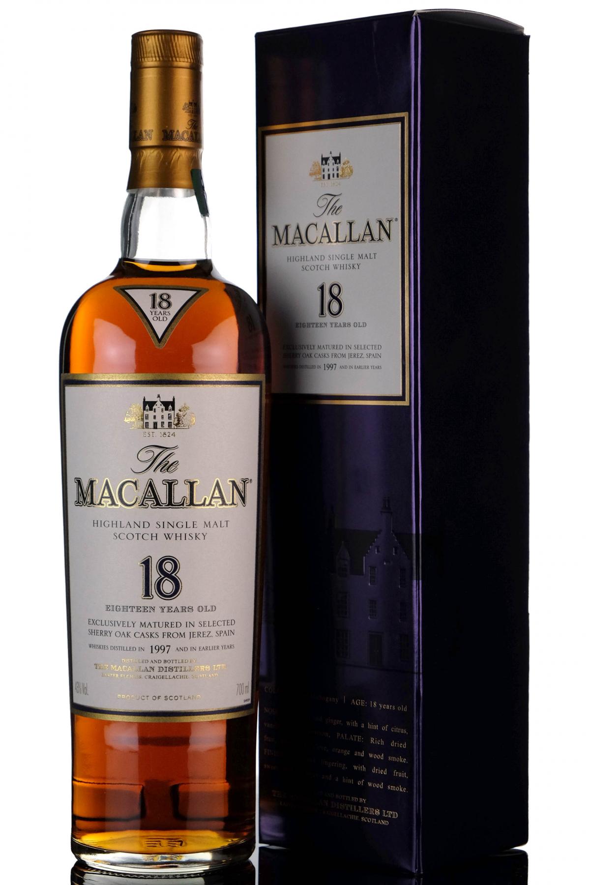 Macallan 1997 - 18 Year Old