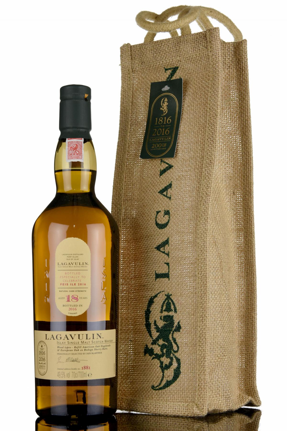 Lagavulin 18 Year Old - Festival 2016