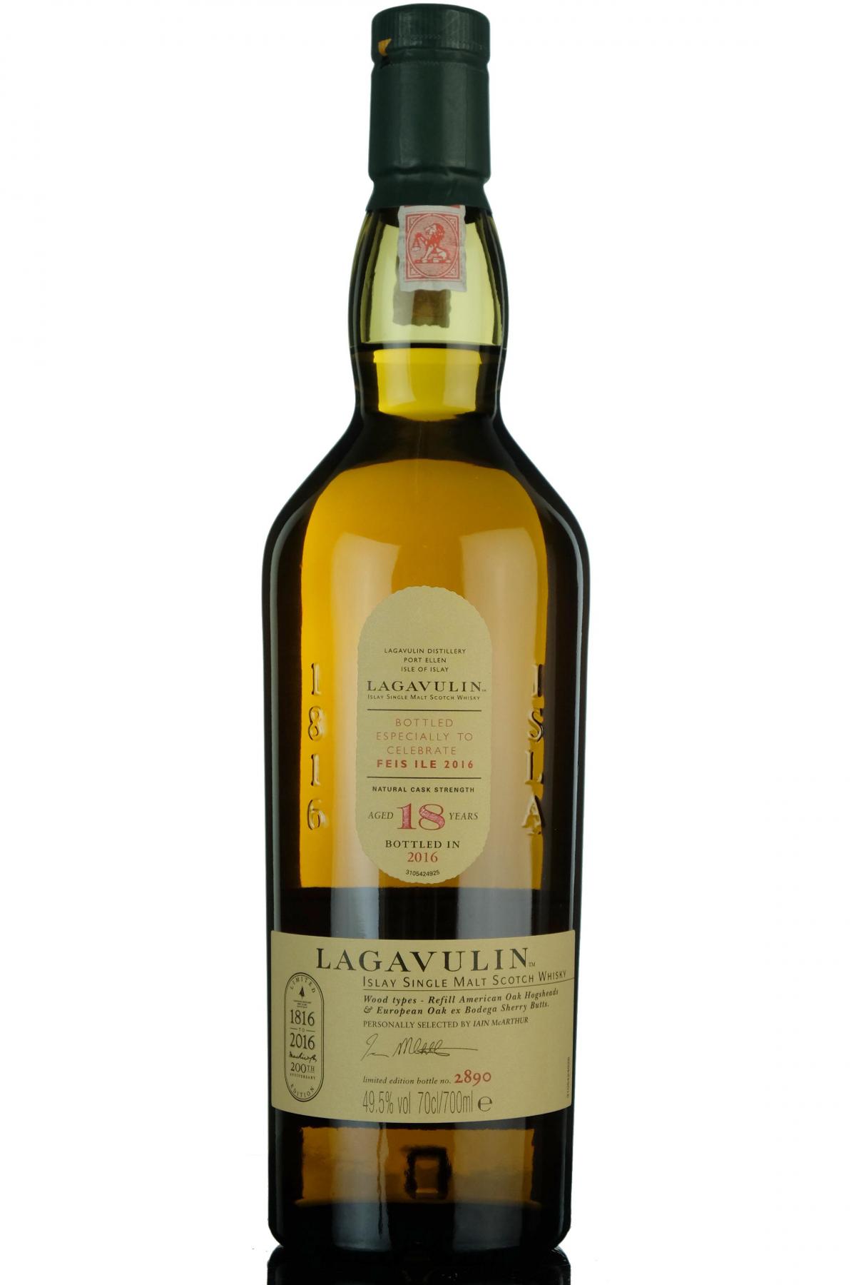 Lagavulin 18 Year Old - Festival 2016