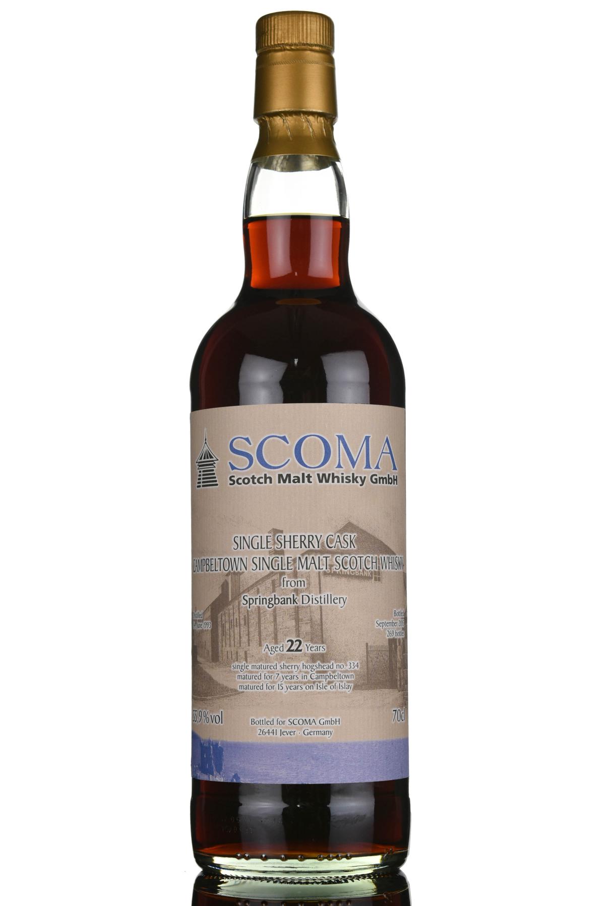 Springbank 1993-2015 - 22 Year Old - Scoma