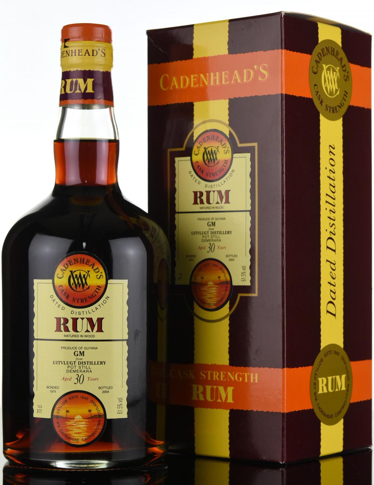 Uitvlugt 1974-2004 - 30 Year Old - Cask Strength - Cadenheads Rum