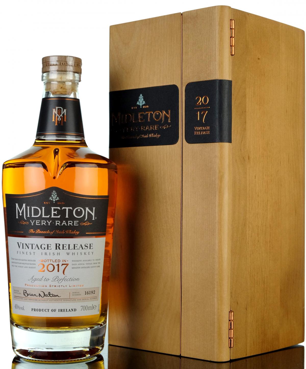 Midleton Very Rare - Bottled 2017 - Vintage Release