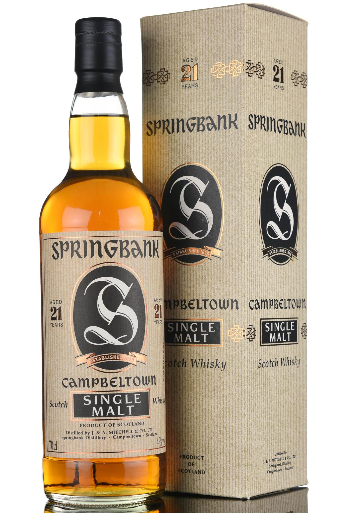 Springbank 21 Year Old - Bottled 2005