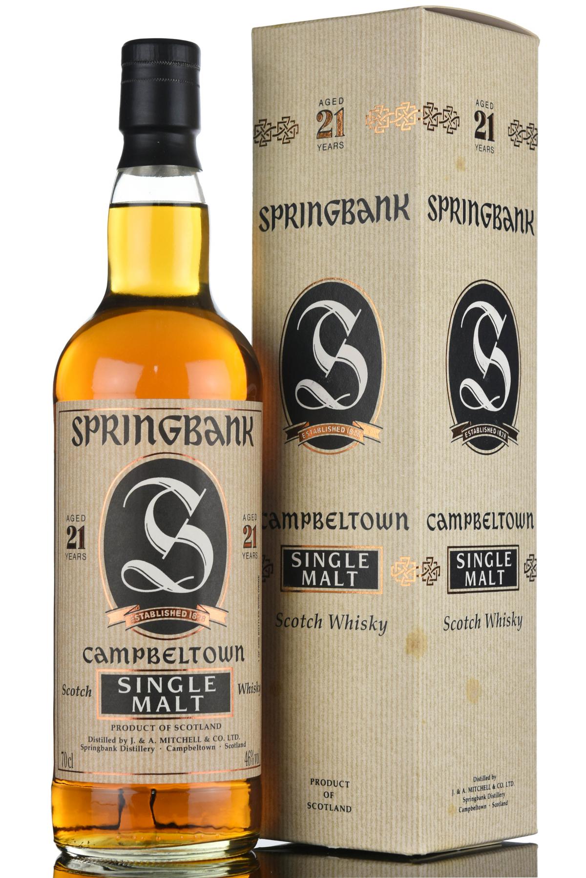 Springbank 21 Year Old - Bottled 2005