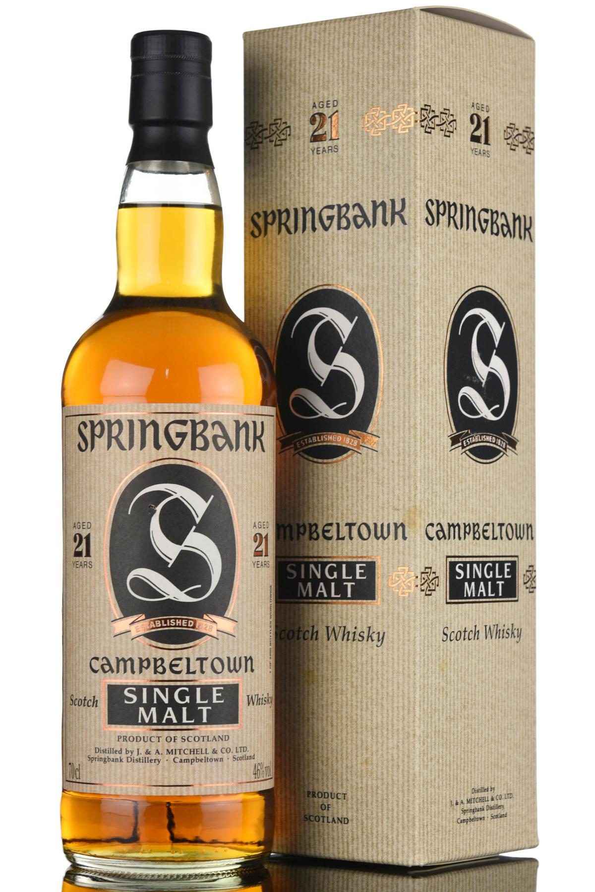 Springbank 21 Year Old - Bottled 2005