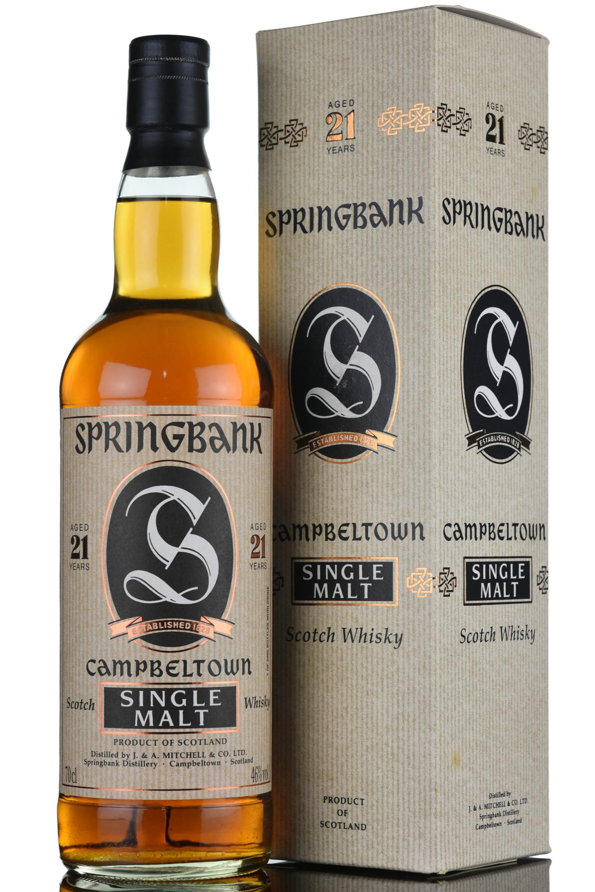 Springbank 21 Year Old - Bottled 2005