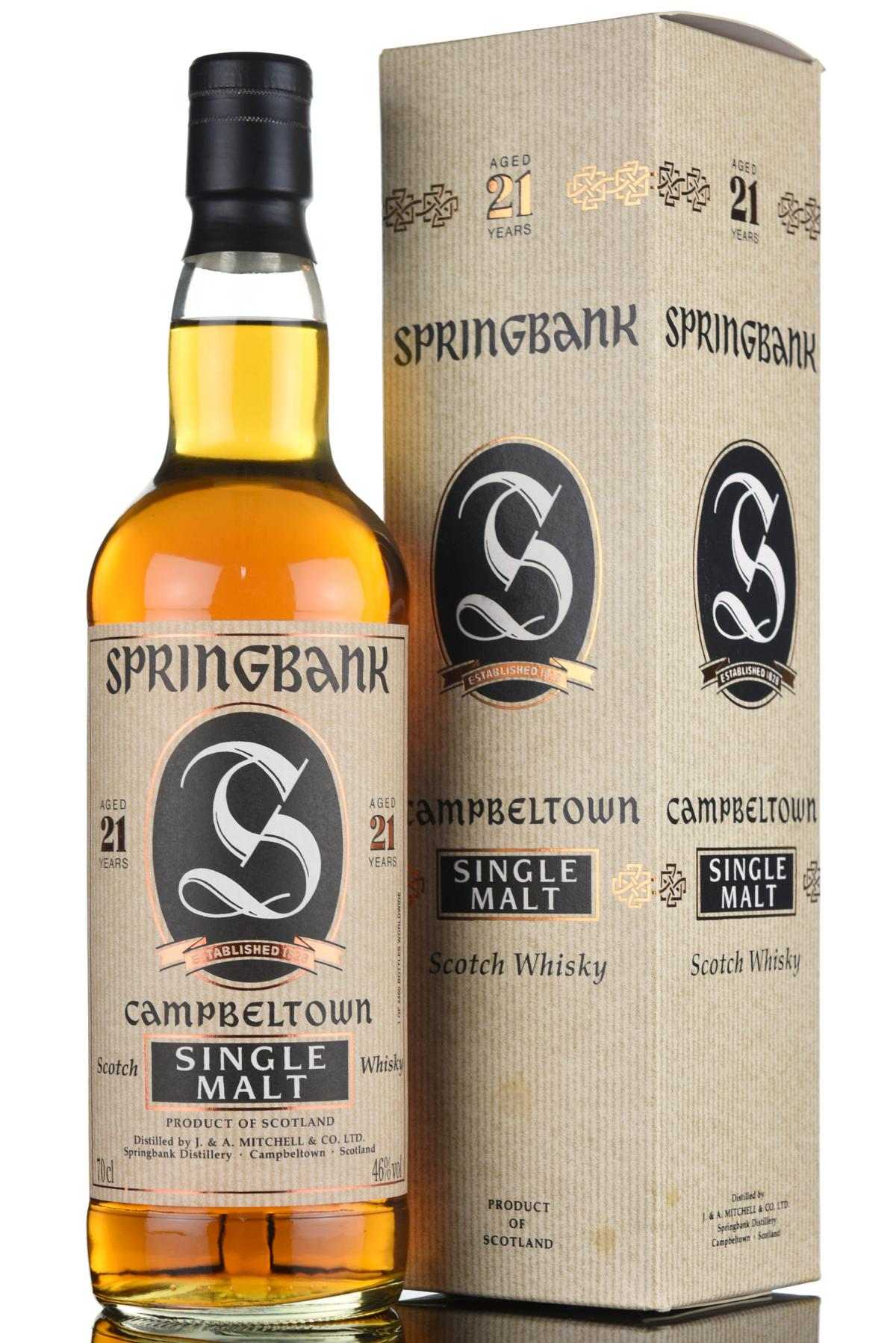 Springbank 21 Year Old - Bottled 2005