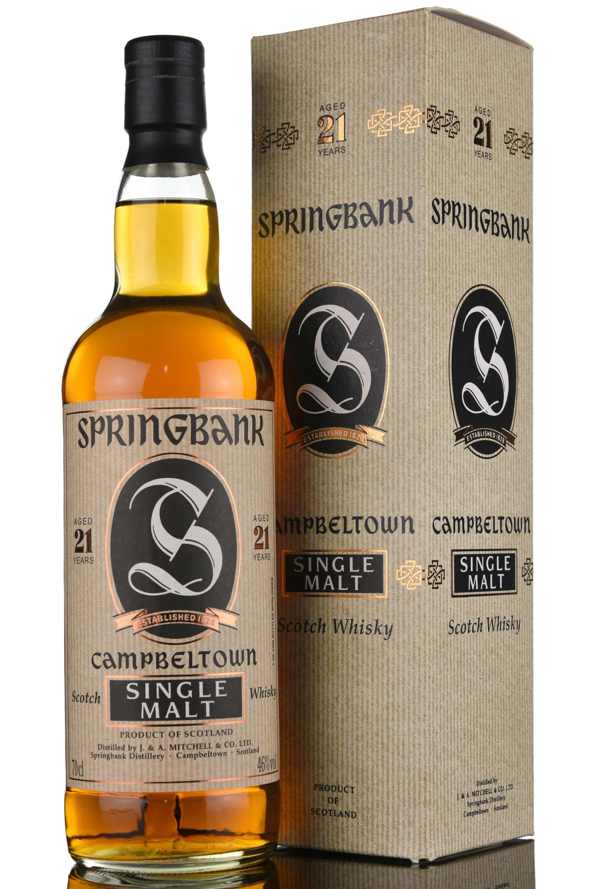 Springbank 21 Year Old - Bottled 2005