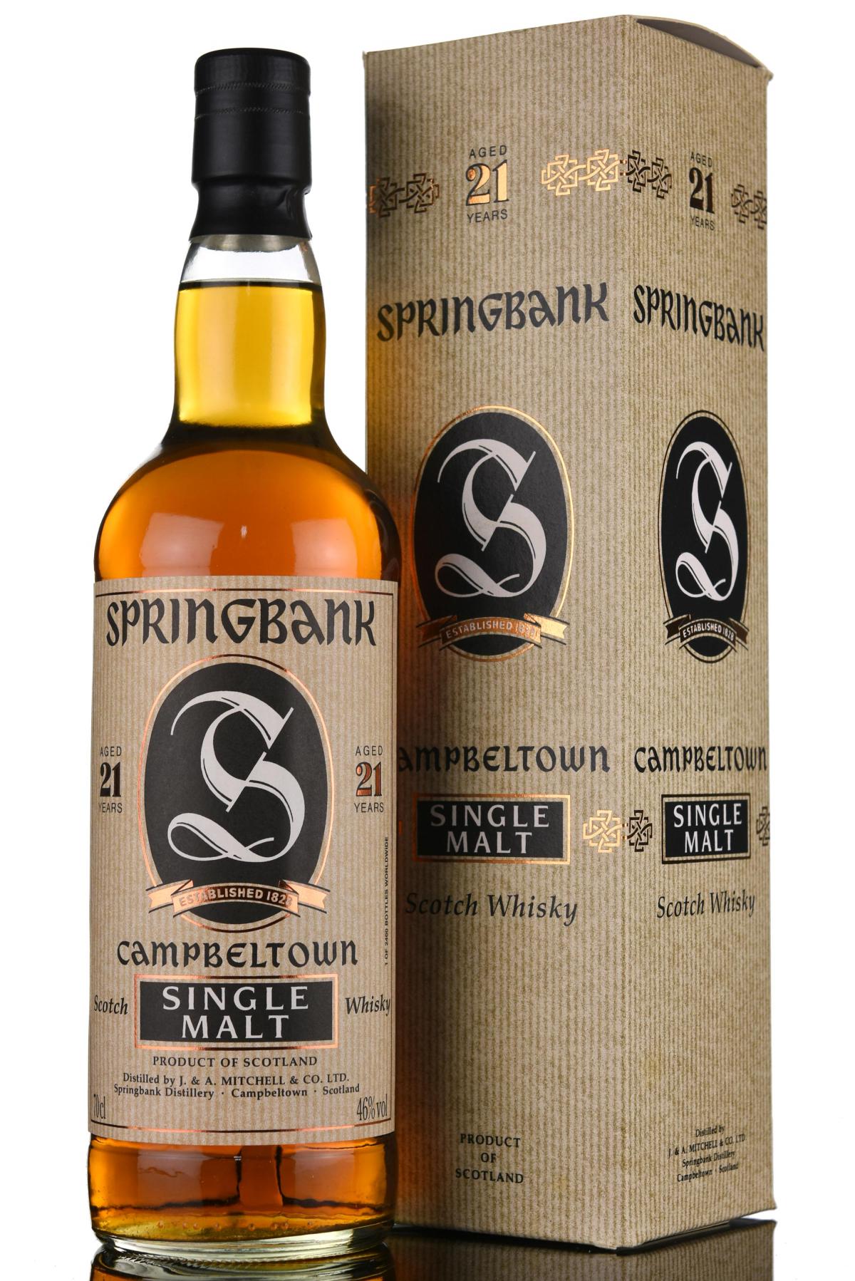 Springbank 21 Year Old - Bottled 2005