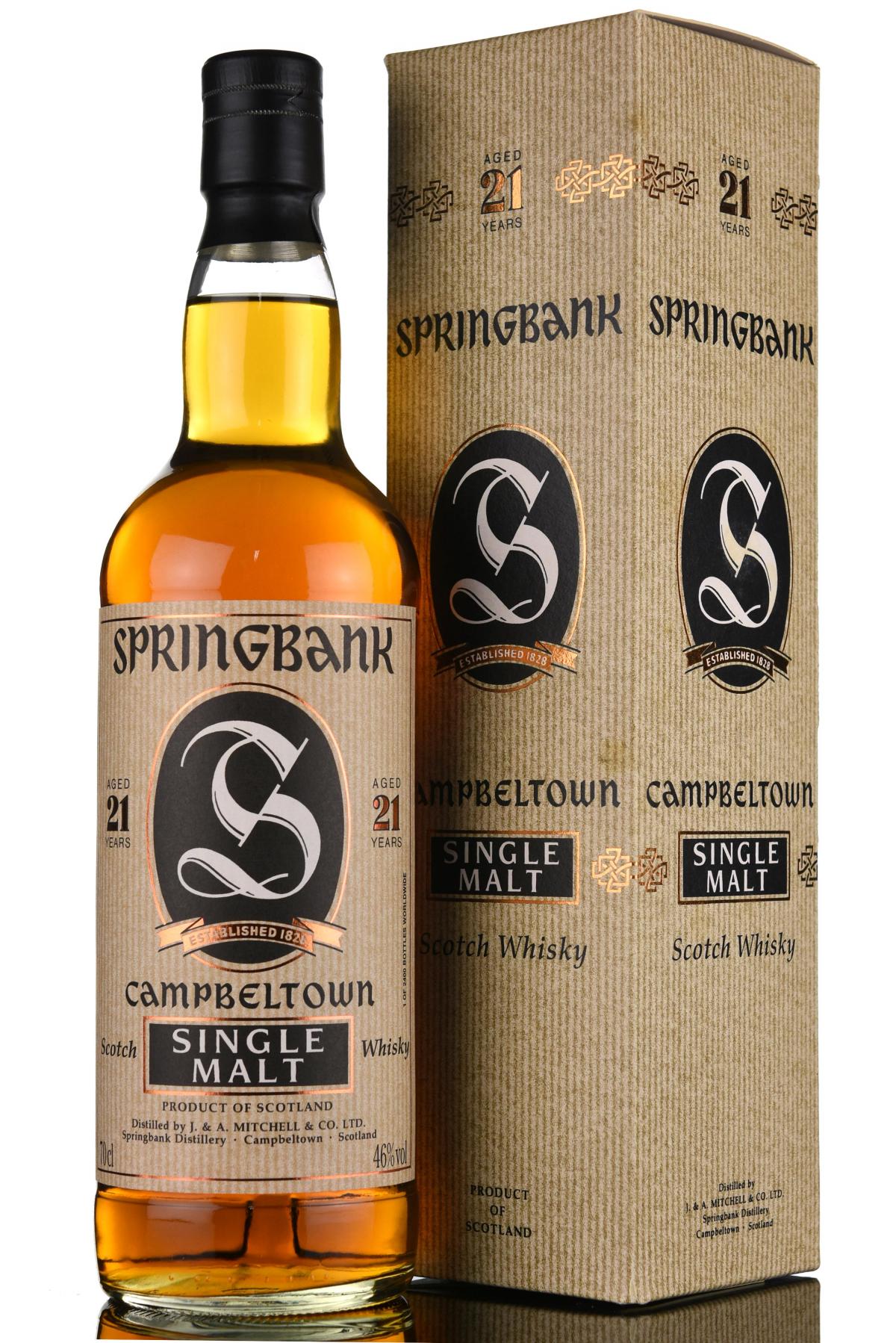 Springbank 21 Year Old - Bottled 2005