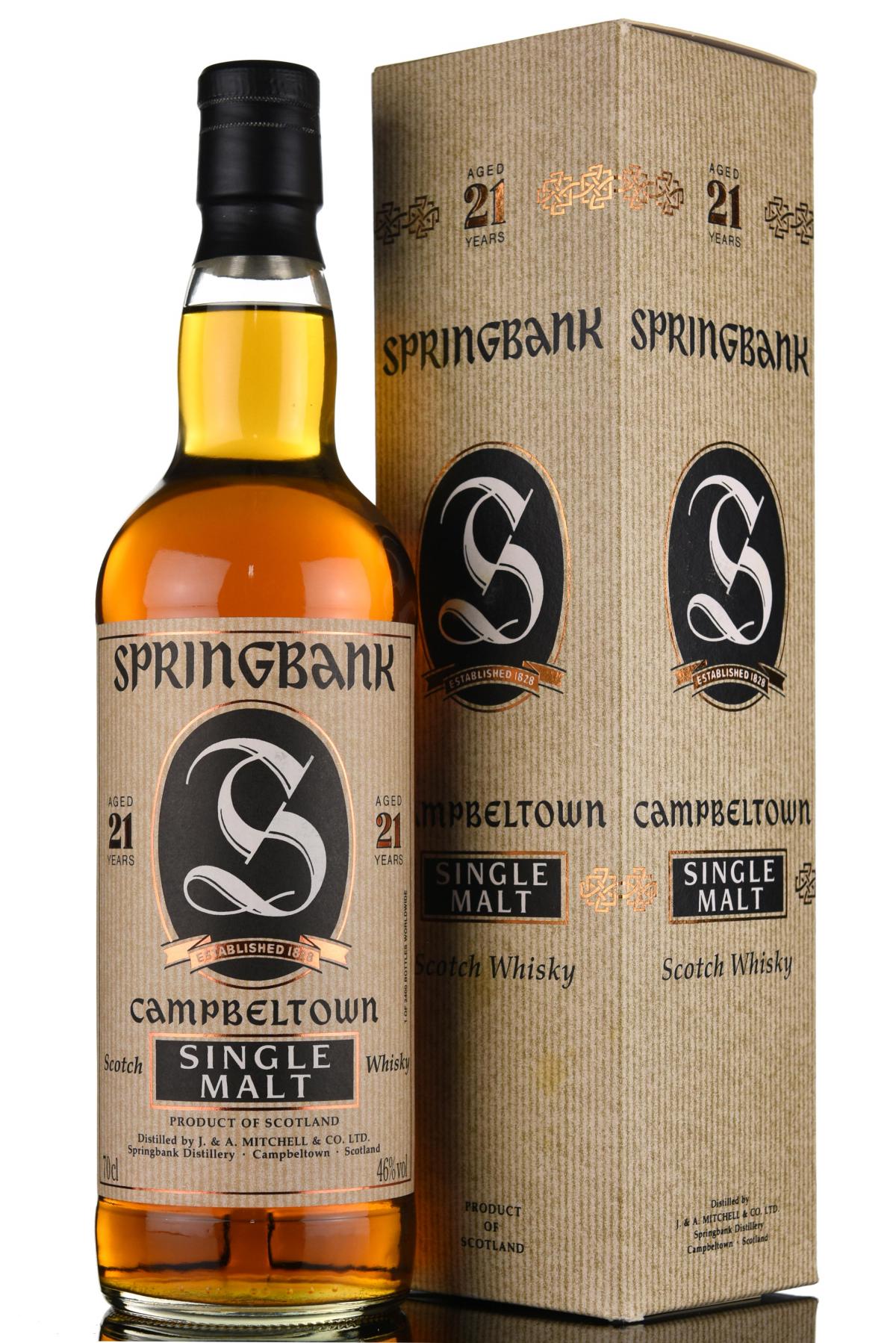 Springbank 21 Year Old - Bottled 2005