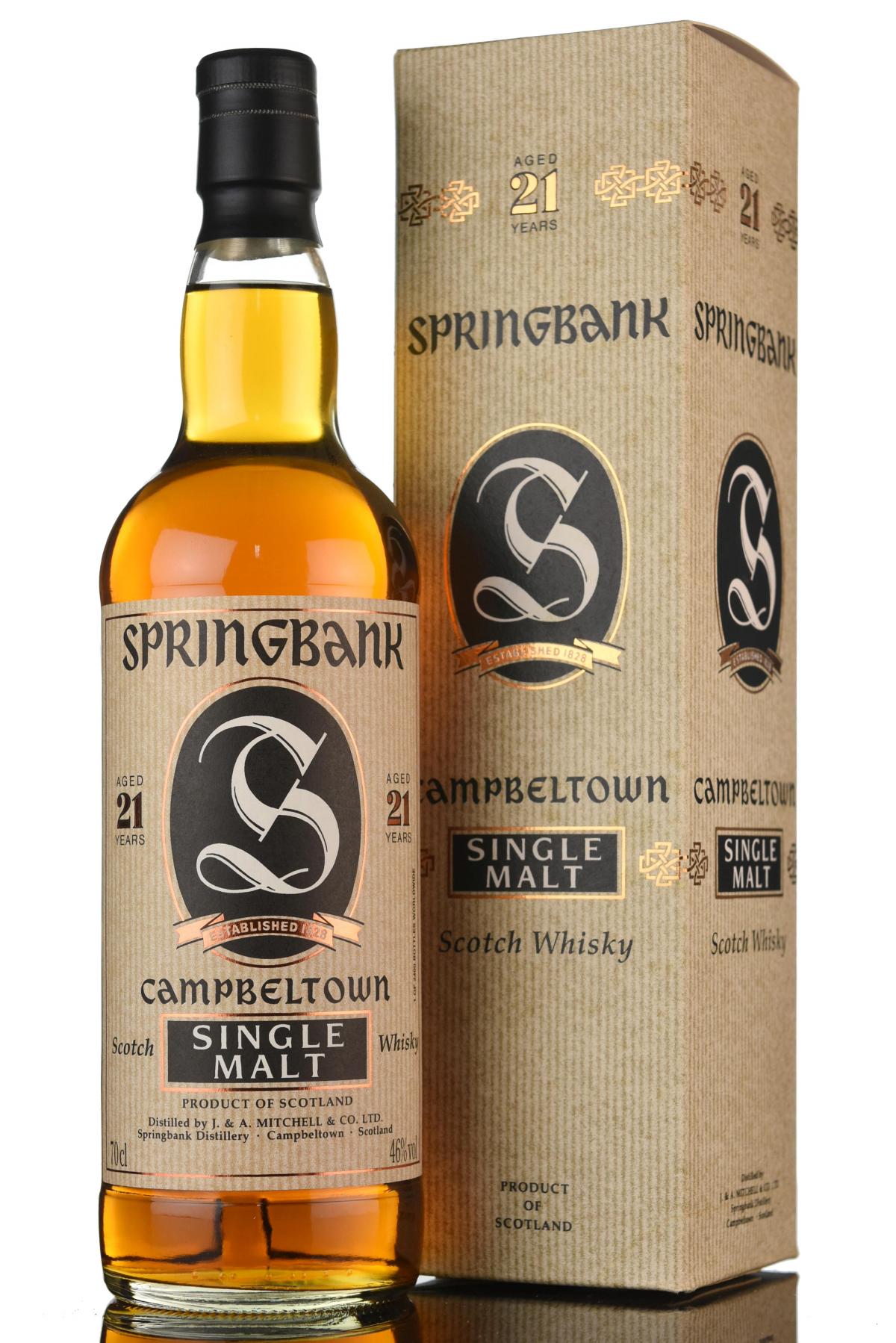 Springbank 21 Year Old - Bottled 2005