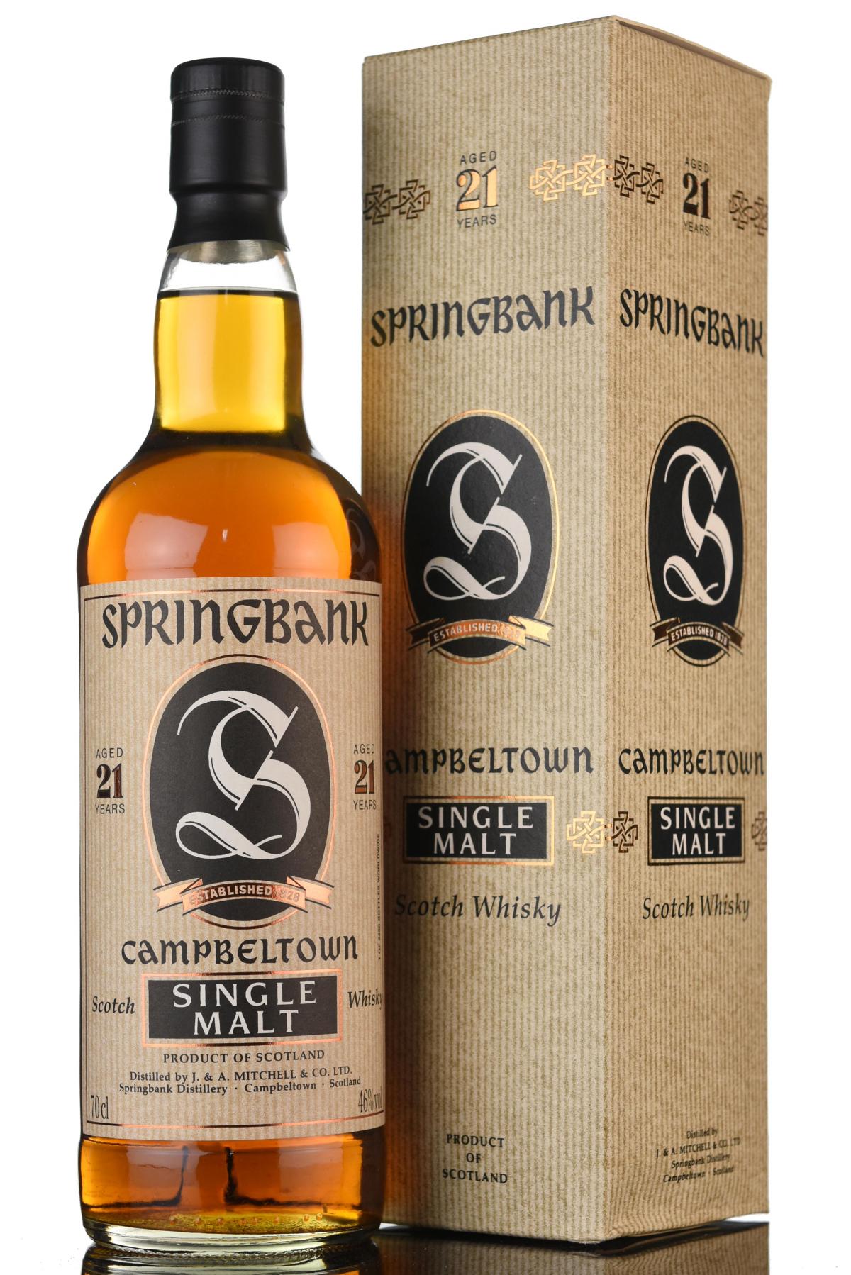 Springbank 21 Year Old - Bottled 2005