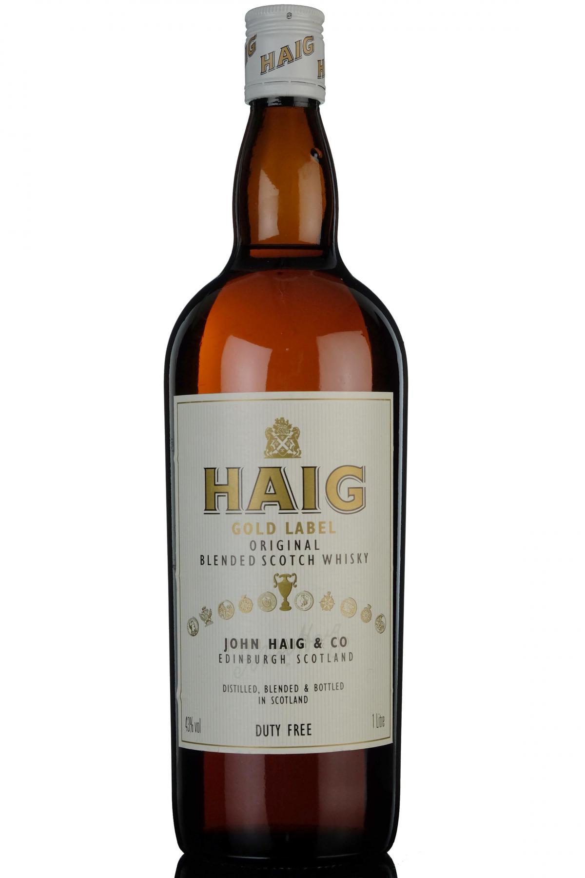 Haig Gold Label - 1980s - 1 Litre