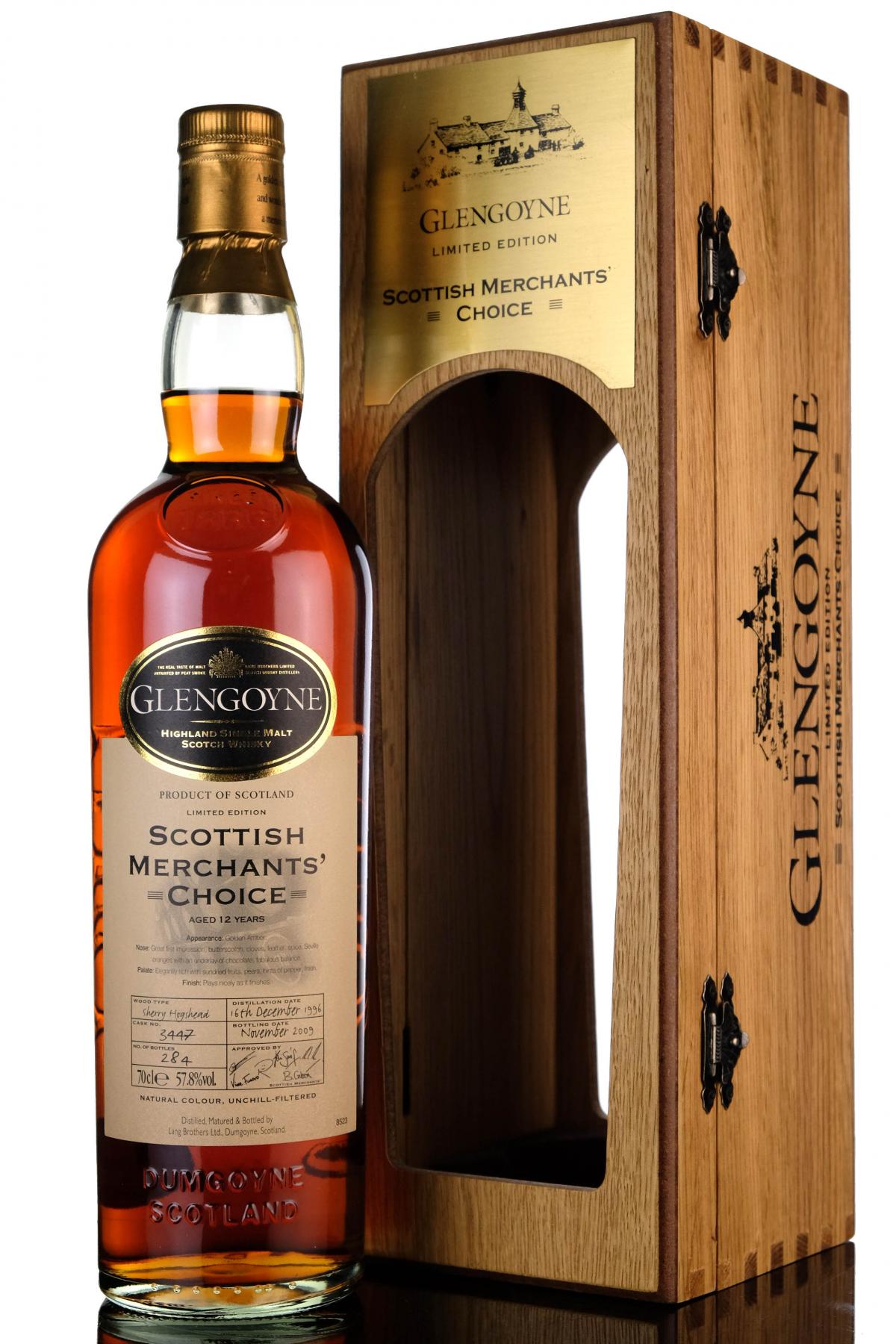 Glengoyne 1996-2009 - Single Cask 3447 - Scottish Merchants Choice