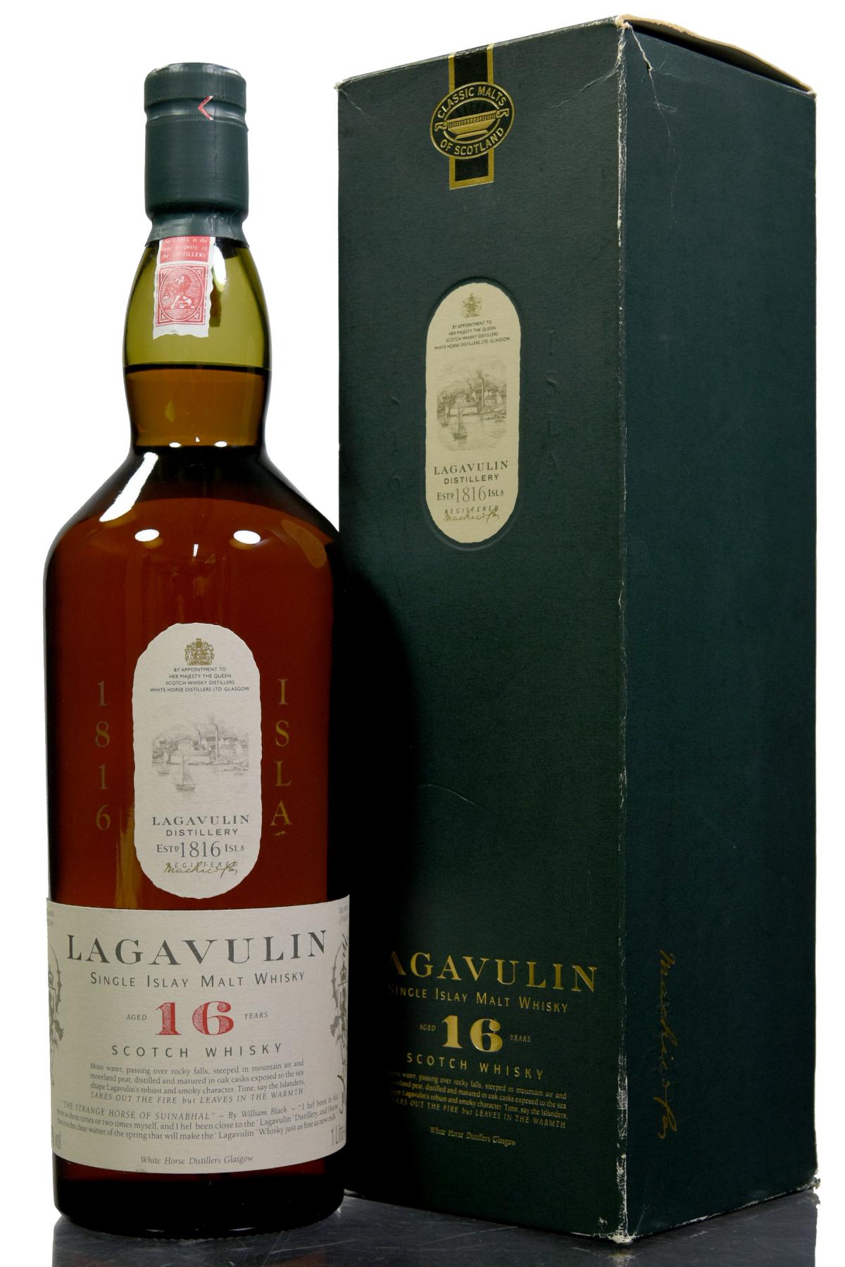 Lagavulin 16 Year Old - White Horse - 1 Litre