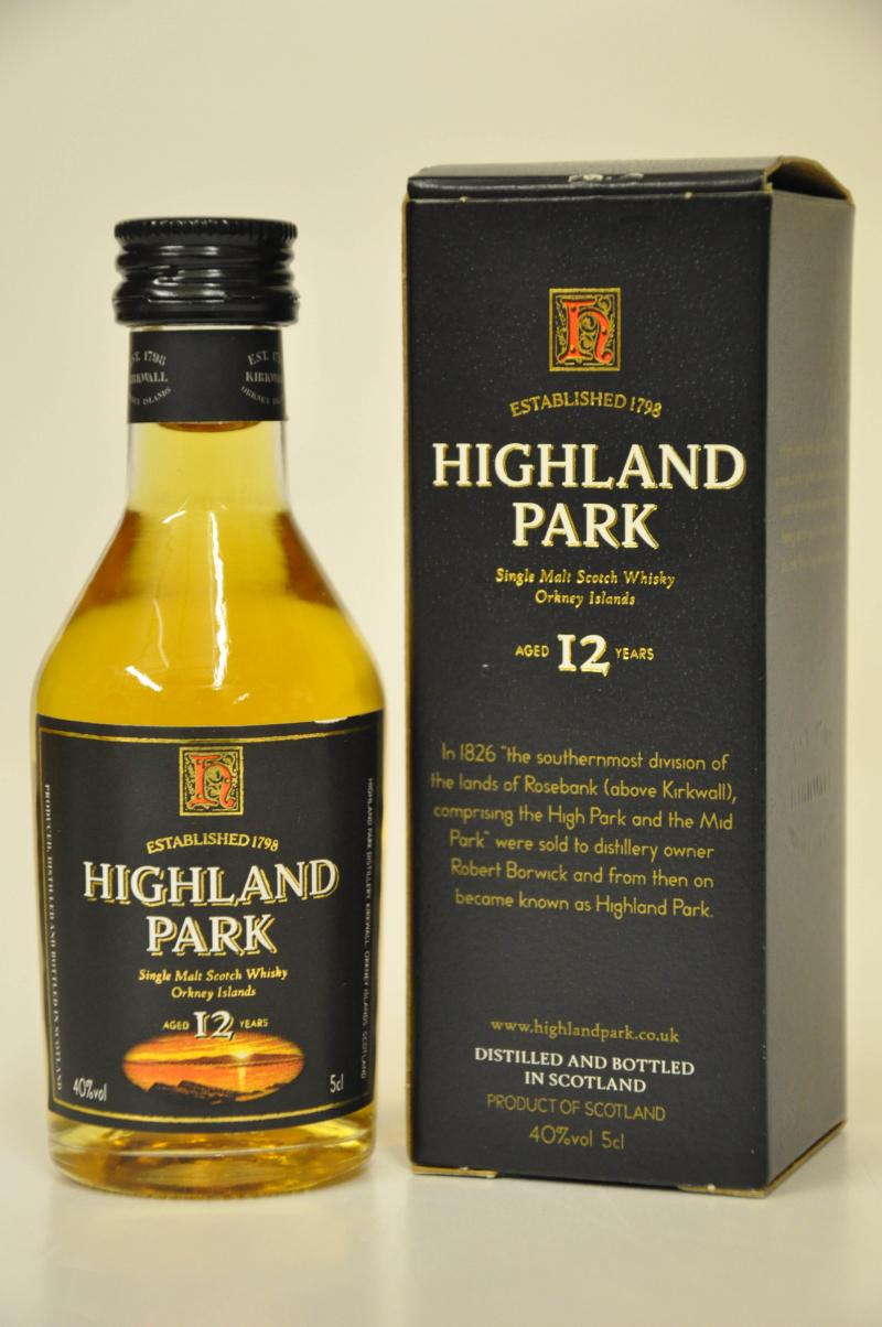 Highland Park 12 Year Old Miniature