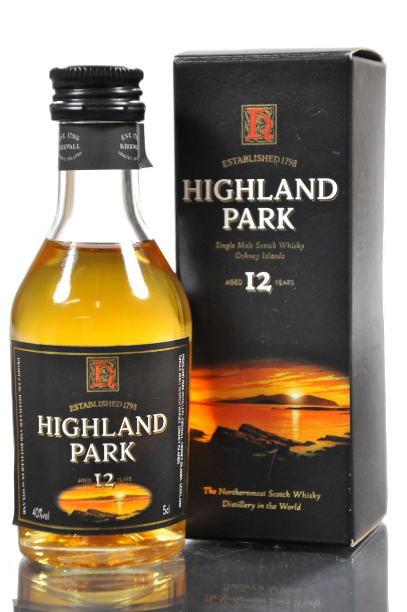 Highland Park 12 Year Old Miniature