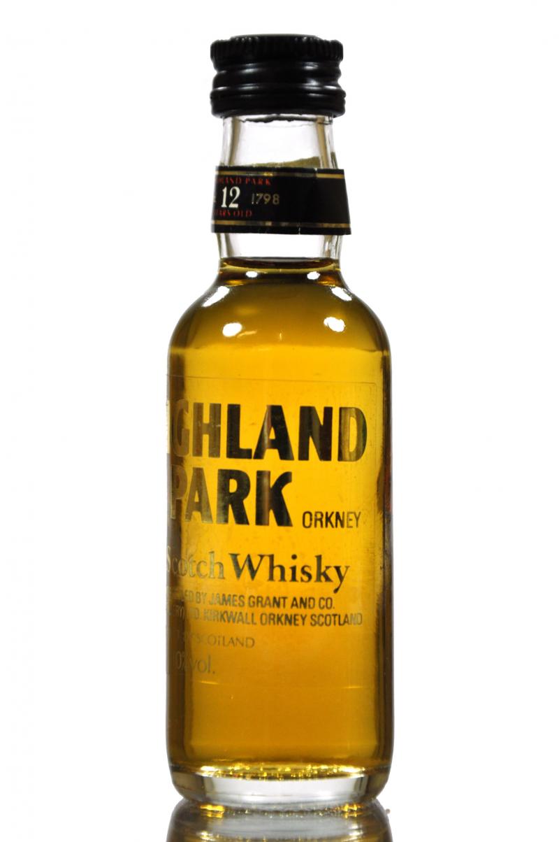 Highland Park 12 Year Old Miniature